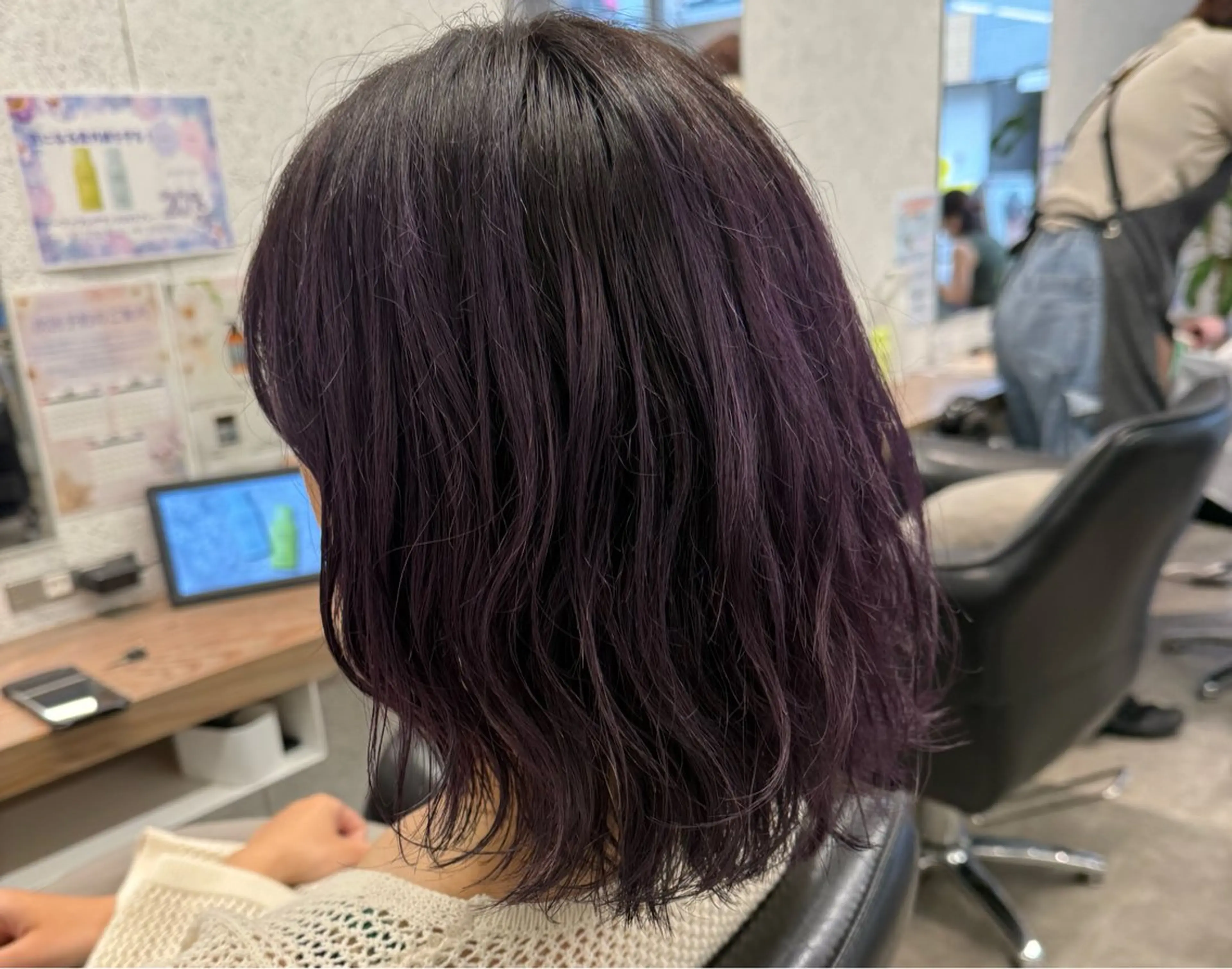 ミディアム ヘアカラー 質感再生カラー/ 髪質改善/karinのヘアスタイル