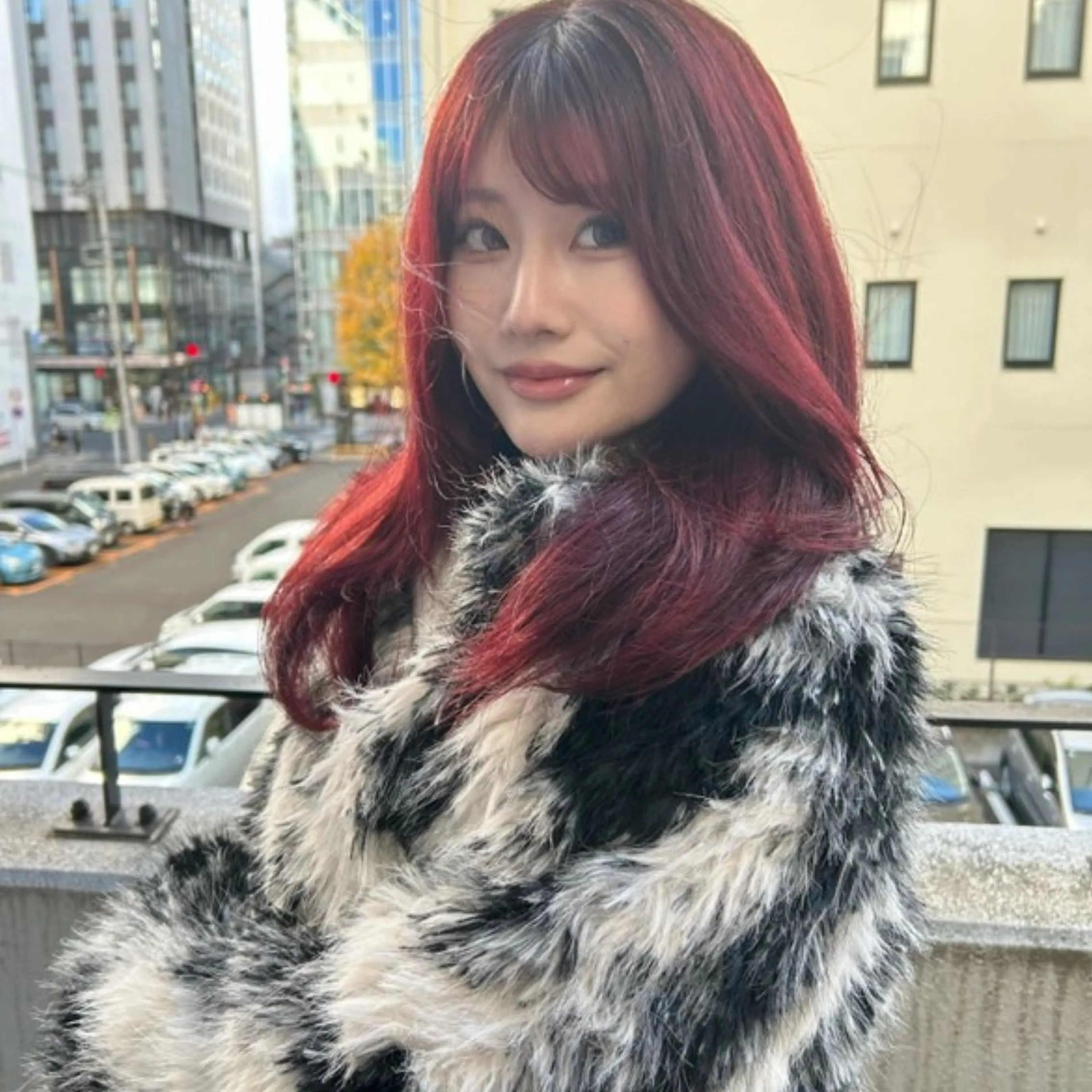 ロング カラー エフェクトブリーチ／ レイヤーカット／翔のヘアスタイル