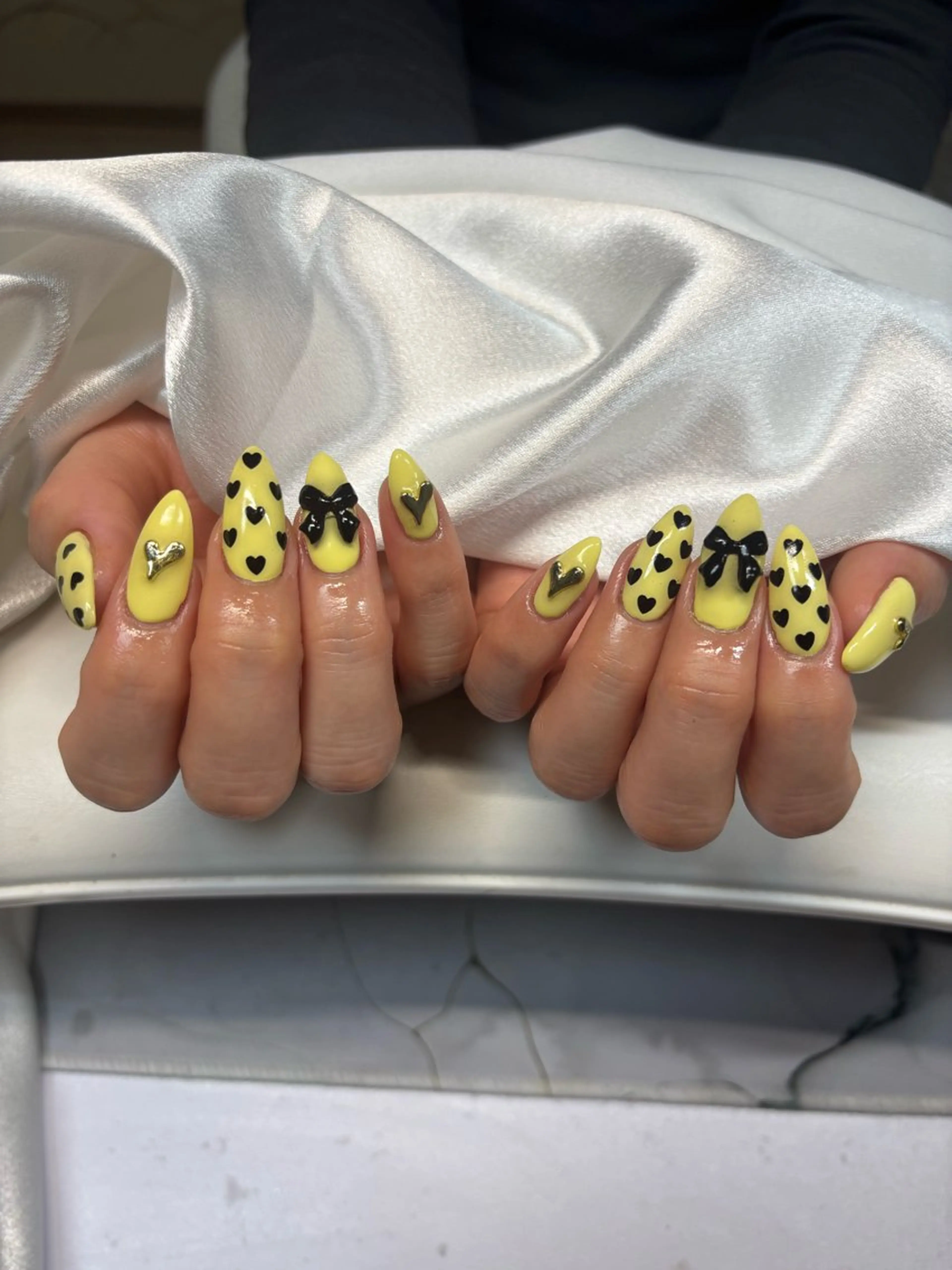 ネイル 春ネイル 黄色 門真市ネイルサロン♡ KUMI.HANAのネイルデザイン