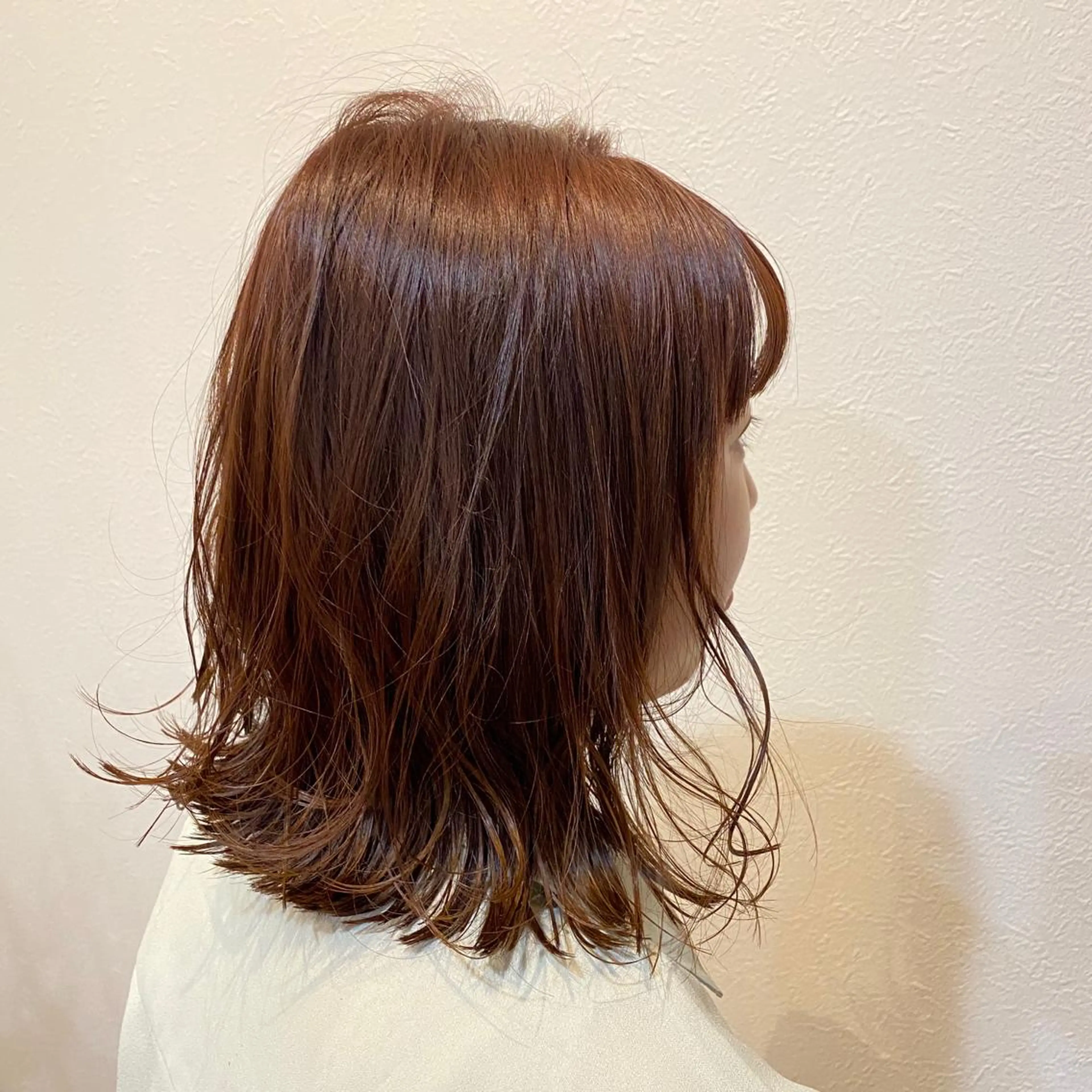 ミディアム カラー カット ヘアカラー トリートメント ✨髪質改善／艶カラー harunaのヘアスタイル