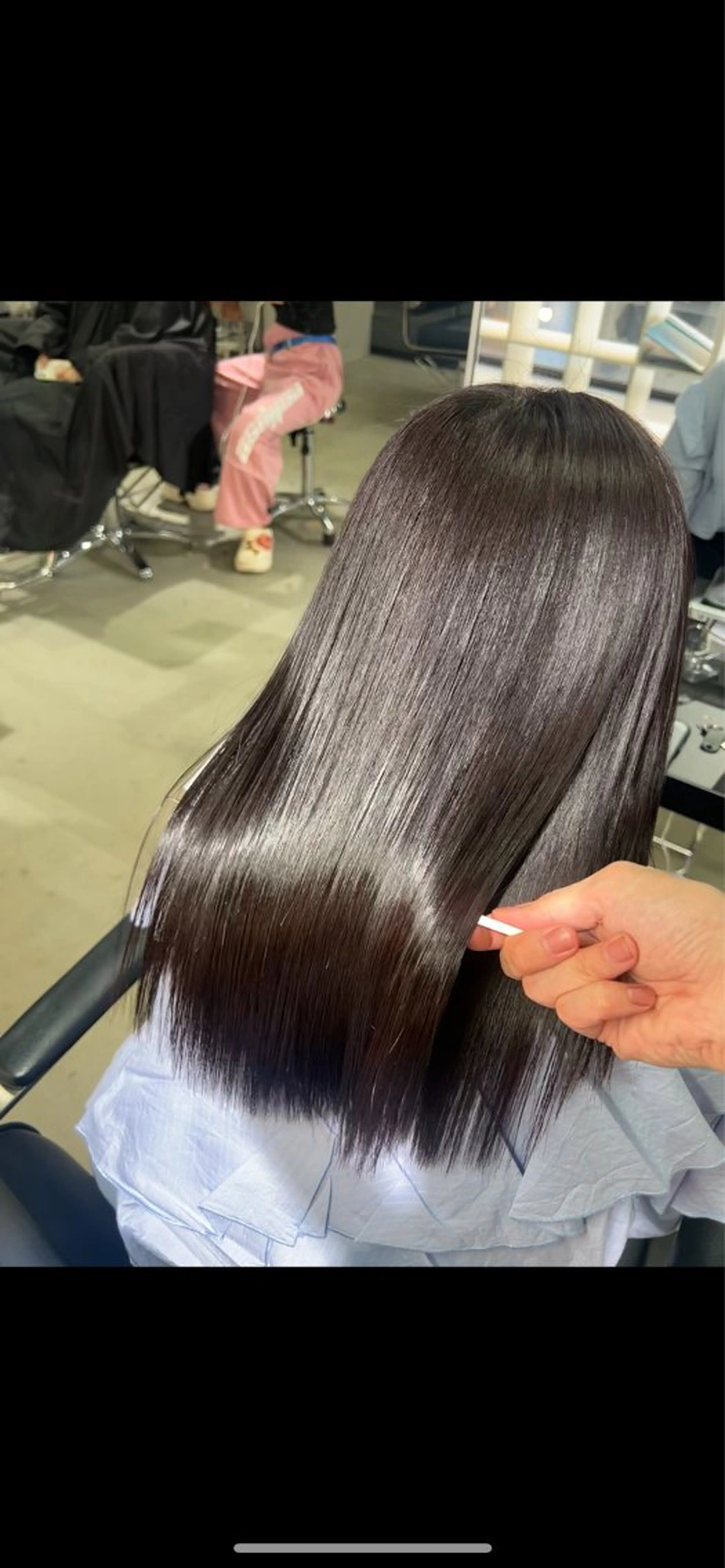 セミロング トリートメント 髪質改善大阪/ 酸性縮毛矯正/ゆうとのヘアスタイル