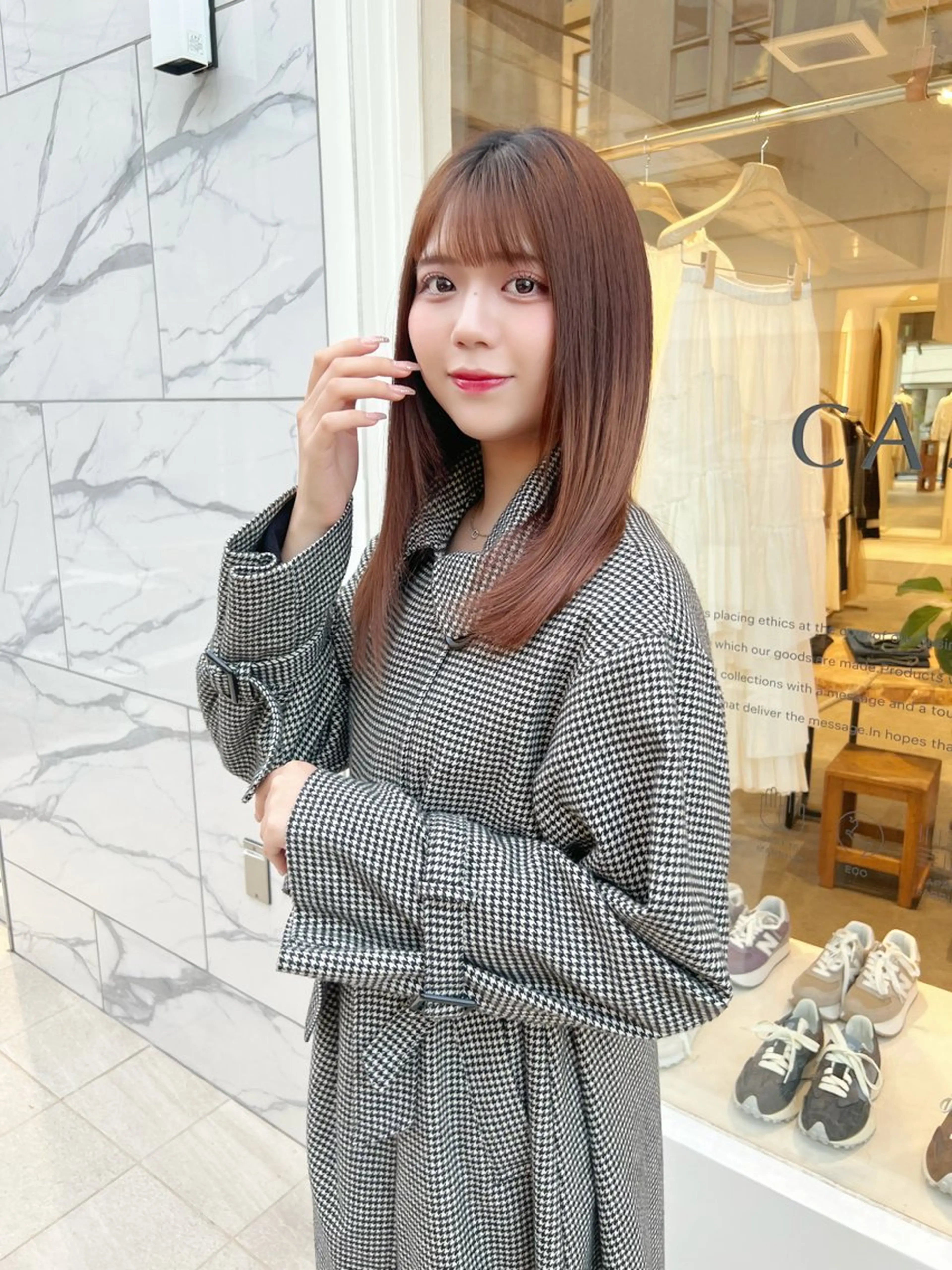 ミディアム Tia.所属・無料カットモデル募集 まっすー🎩のヘアスタイル