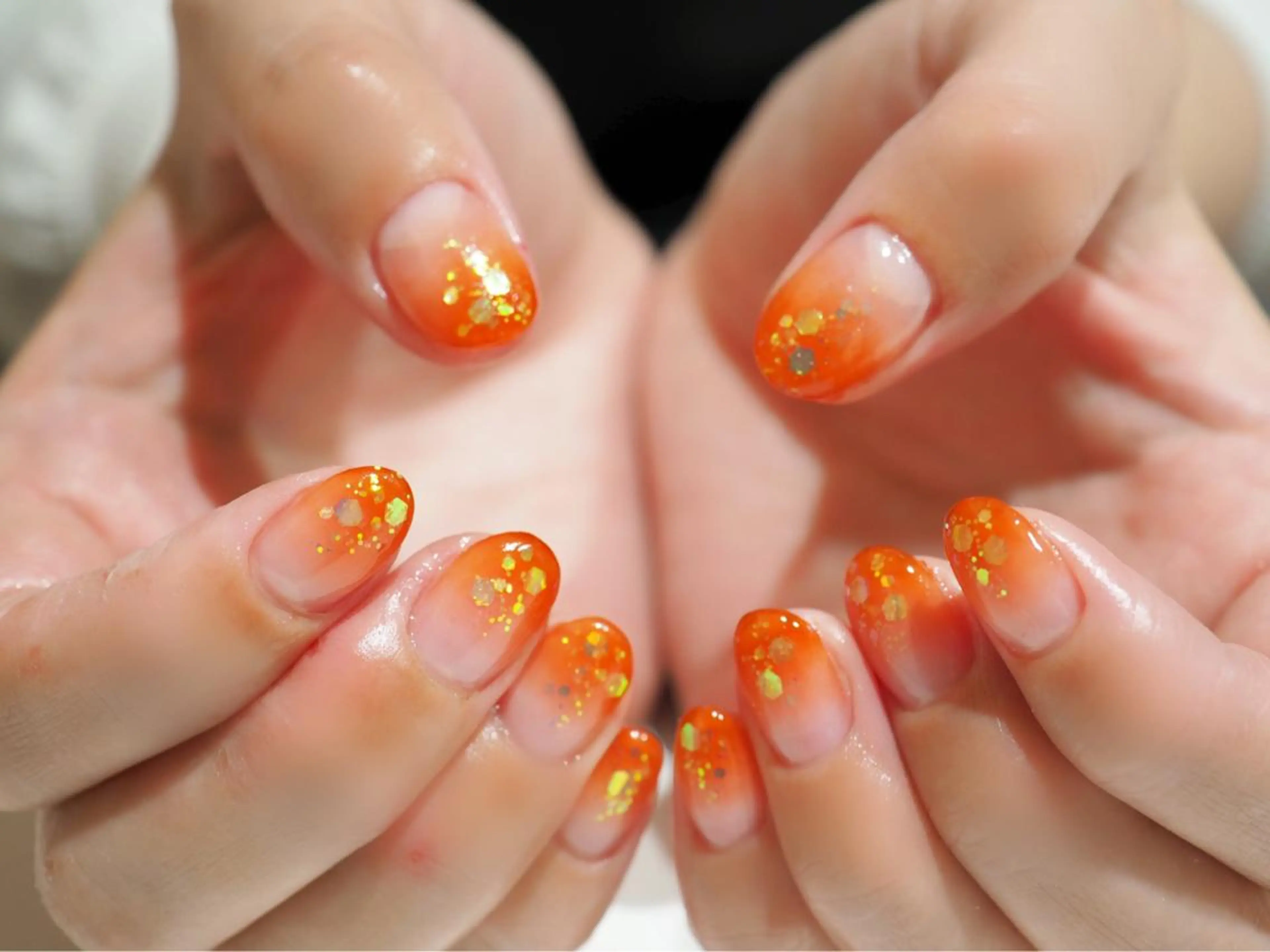 ショート ネイル アートネイル グラデーション シンプルネイル 春ネイル ハンドネイル 三原 裕紀のマツエク・マツパデザイン