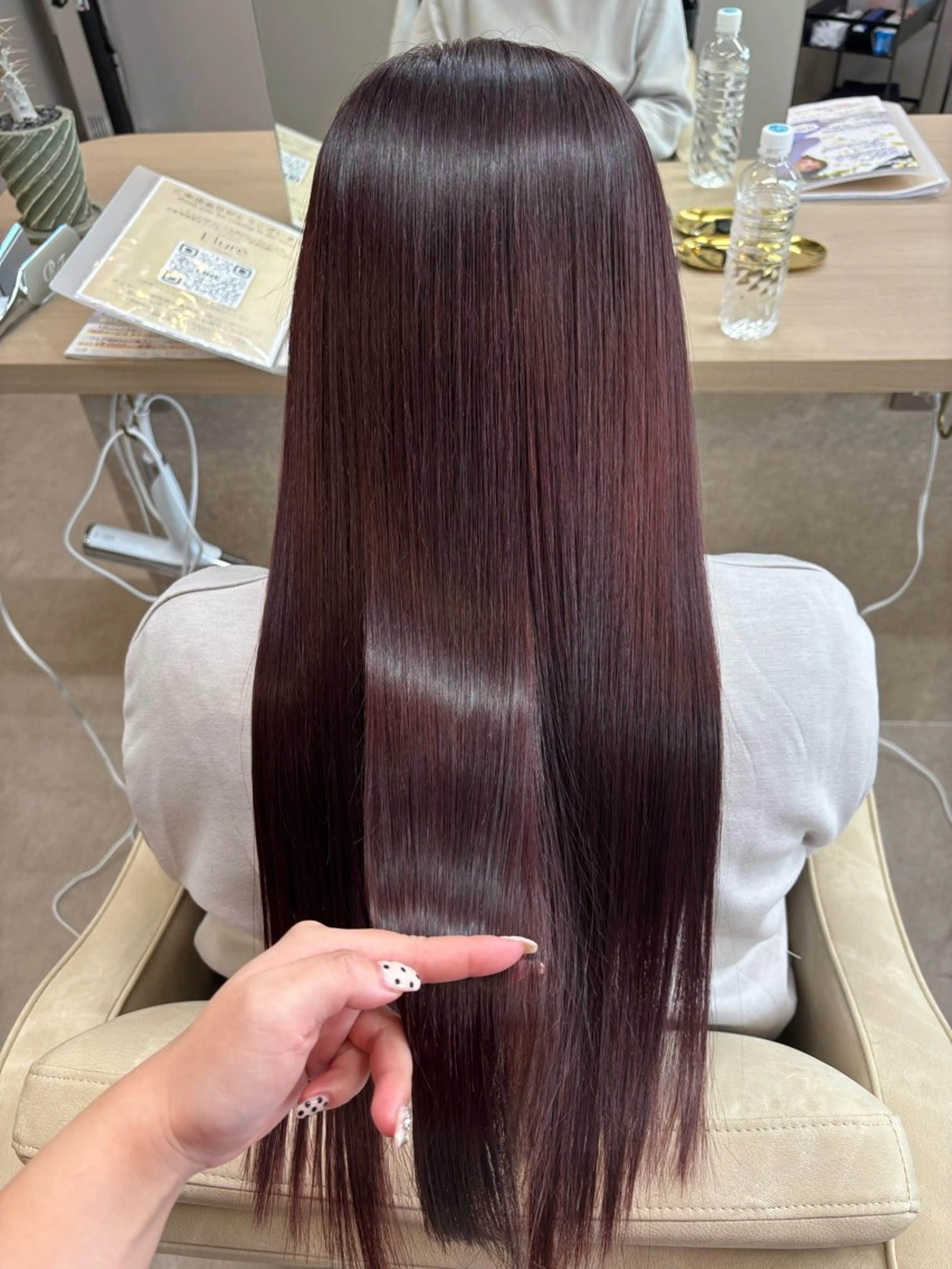 ロング カラー カット ヘアカラー トリートメント 顔まわりレイヤー 🎀momoka🎀のヘアスタイル