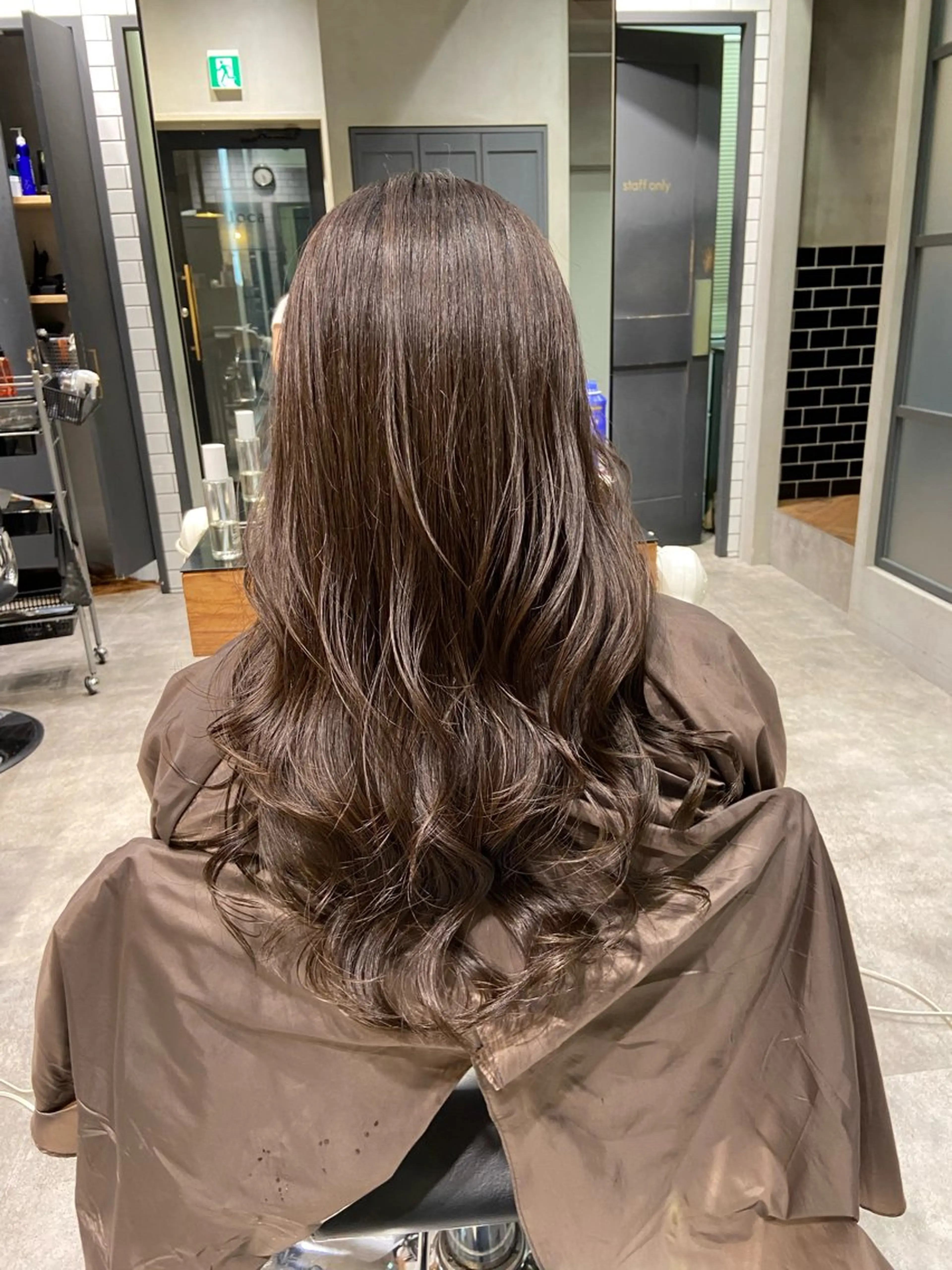 ロング カット ヘアカラー トリートメント loca by tree所属・髪質改善/うる艶ヘア HARUNAのヘアスタイル