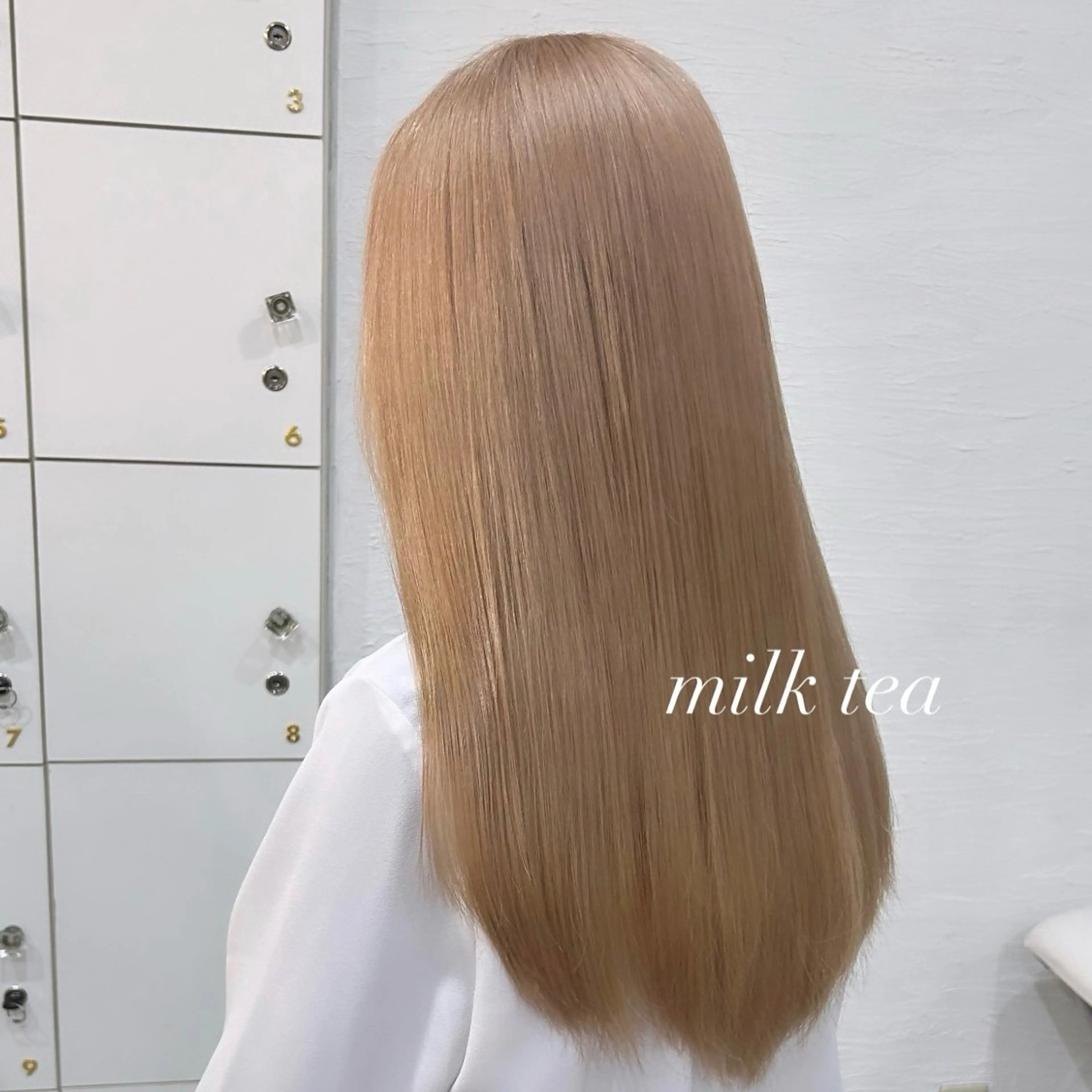 ロング カラー ヘアカラー トリートメント inq sakae所属・りん🌷︎名古屋 透明感カラー/カットのヘアスタイル