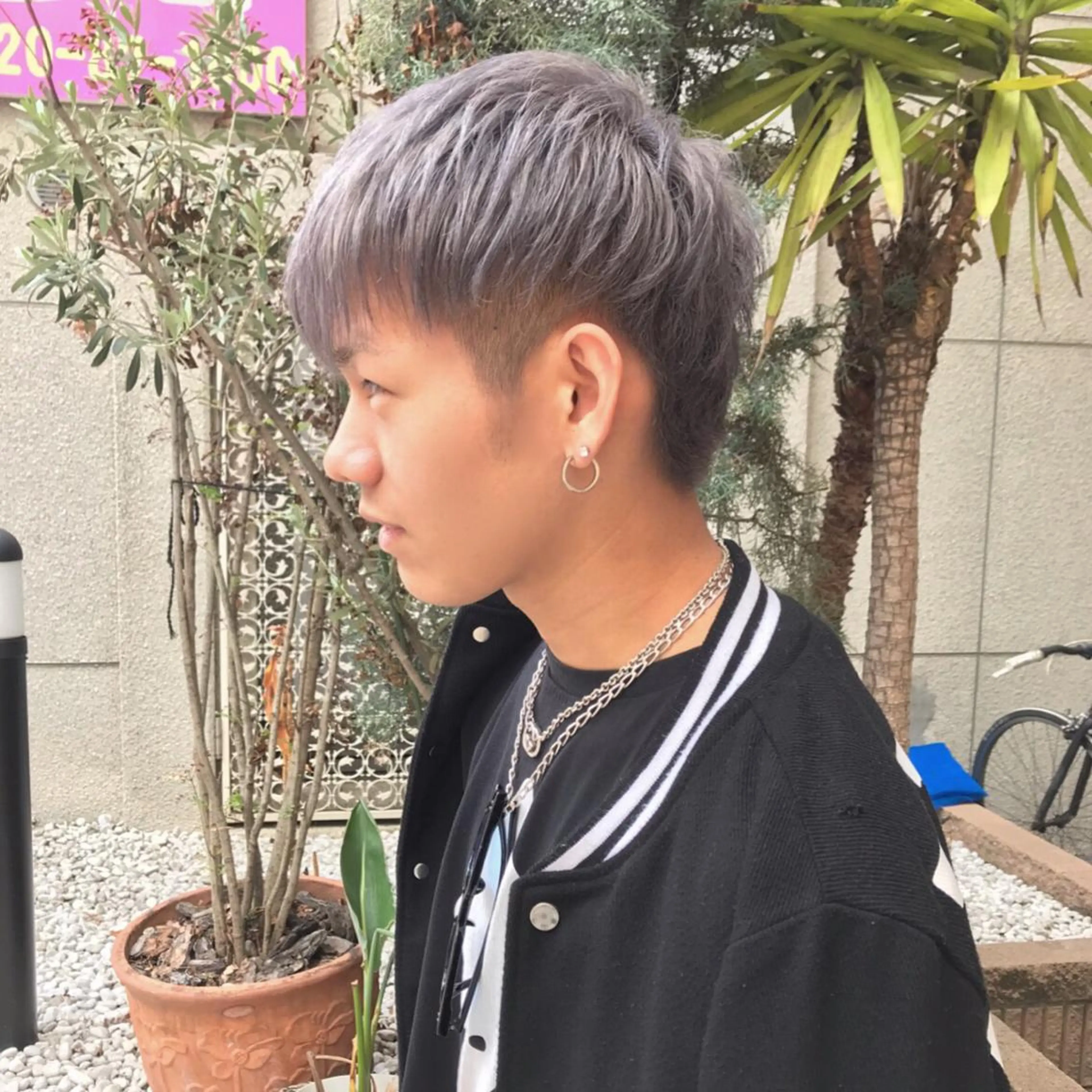 ショート カラー メンズ ヘアセット 似合わせ提案サラ艶♡ 彩華のヘアスタイル