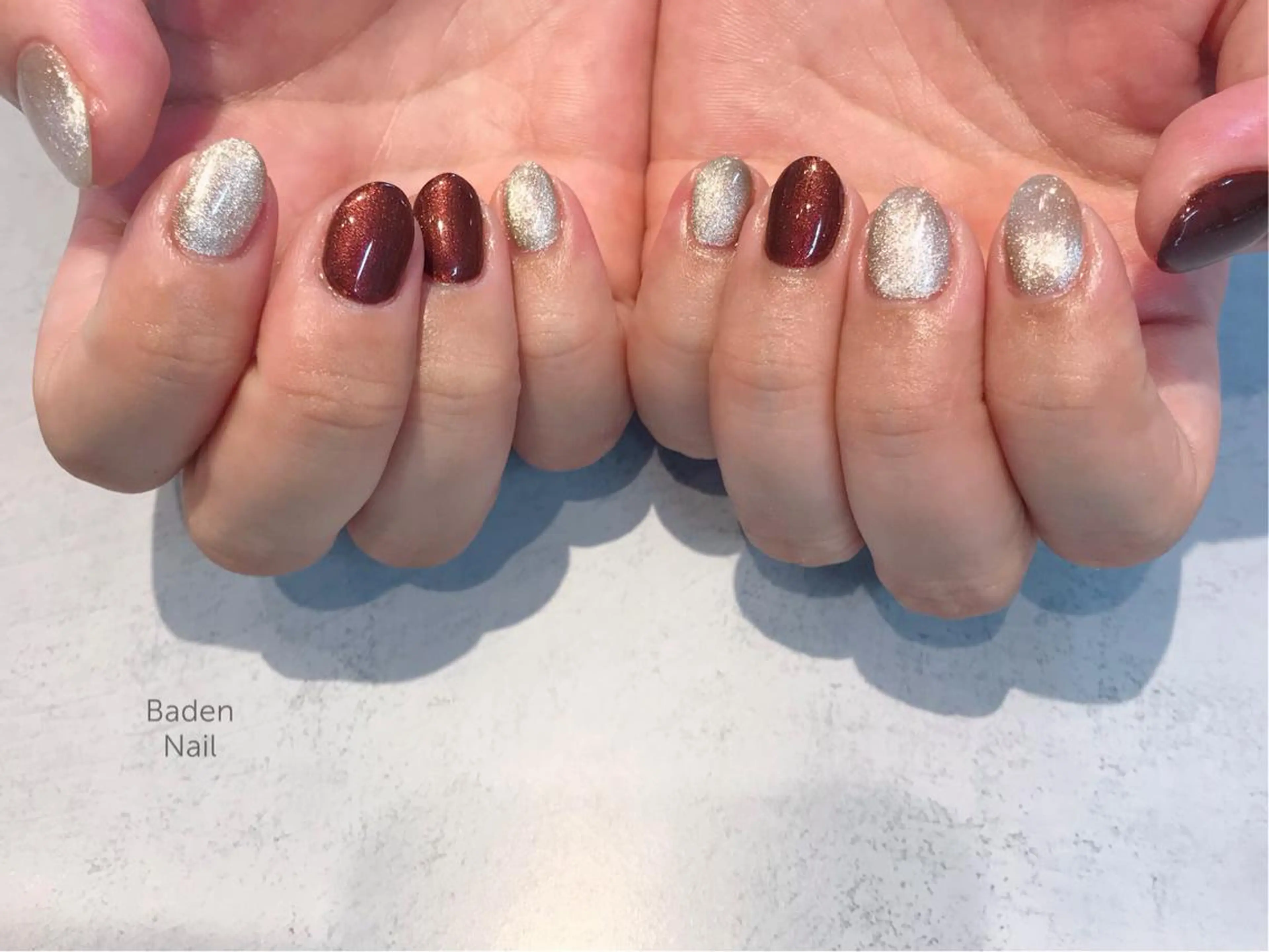 ネイル マグネットネイル ハンドネイル Baden Nail ﾊﾞ-ﾃﾞﾝ ﾈｲﾙのネイルデザイン