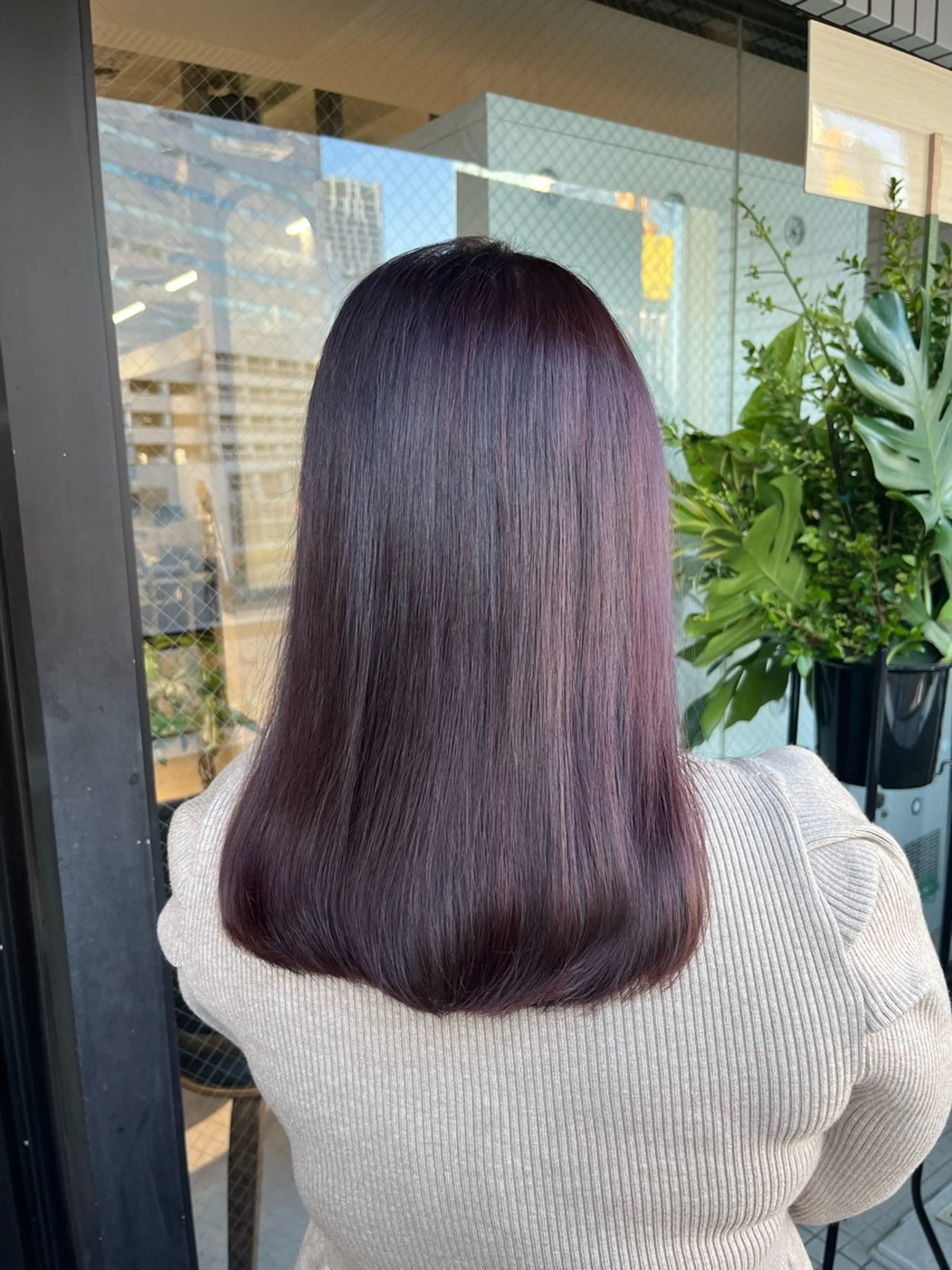 ミディアム カラー ブラウンカラー ラベンダーカラー ラベンダーピンク ピンクカラー ピンクブラウン カット ヘアカラー トリートメント 🦋レイヤー職人 猪瀬玲奈🦋のヘアスタイル