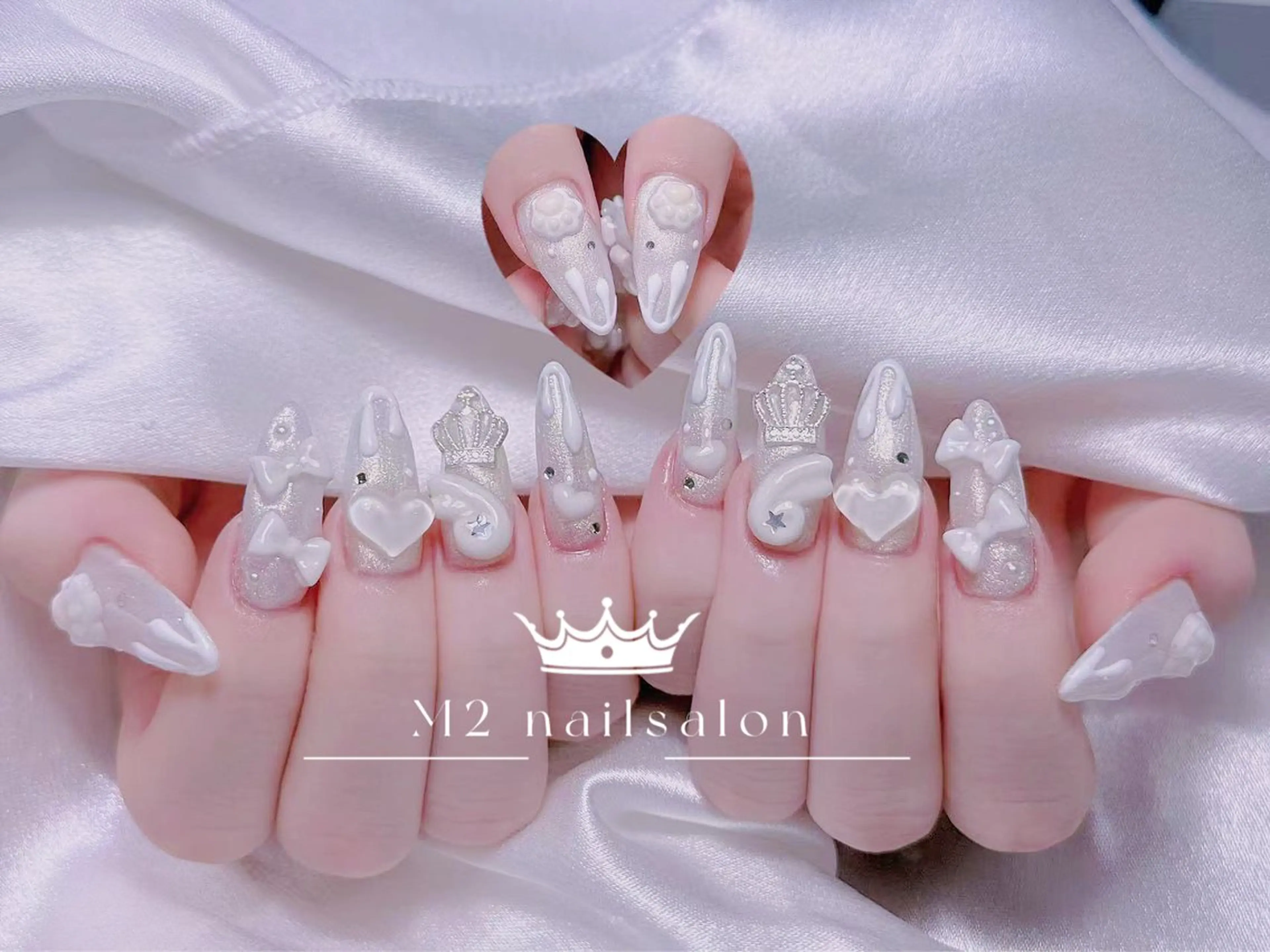 ネイル ハンドネイル 長さだし専門店 M2　rikaのネイルデザイン