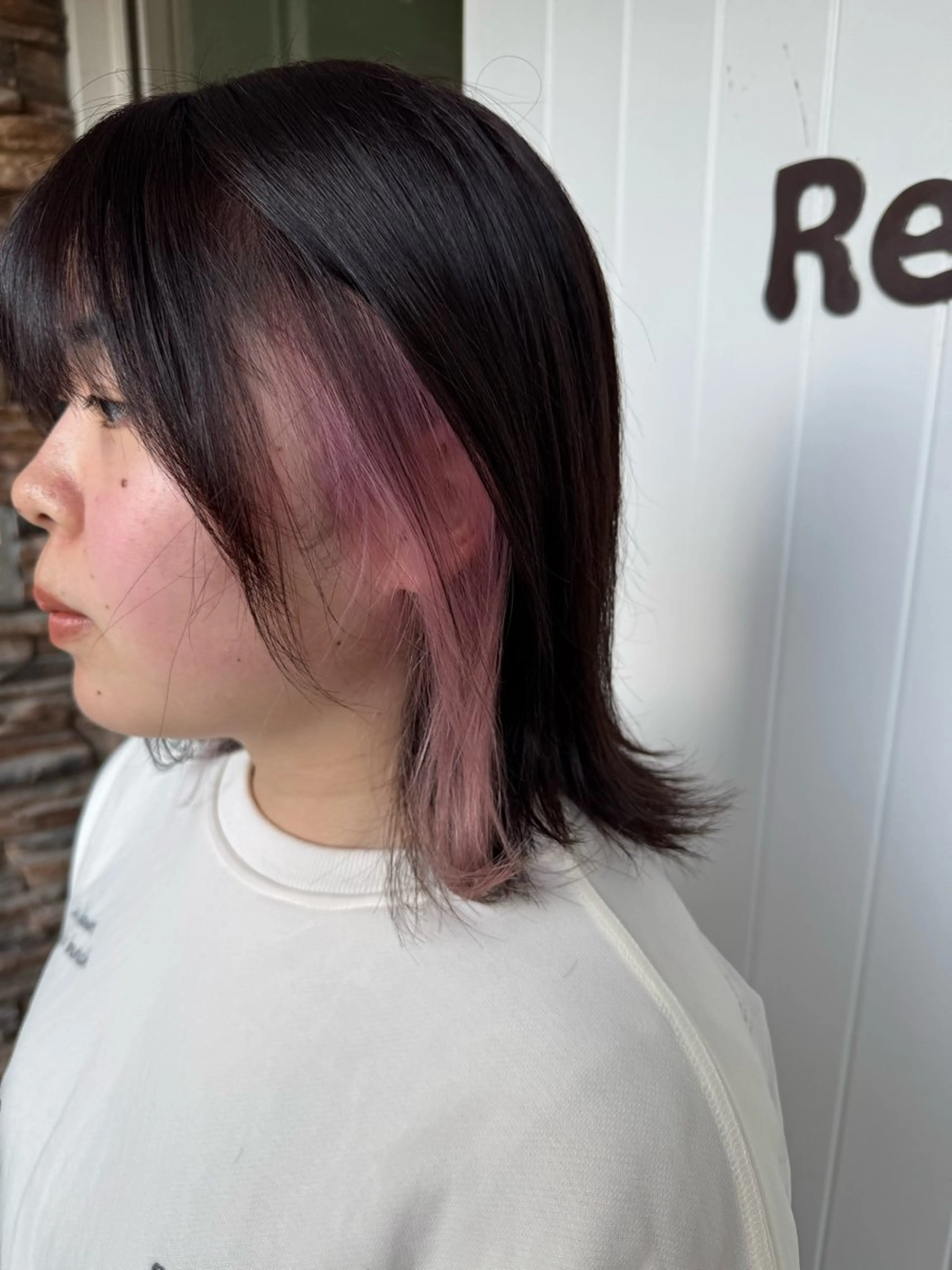 ミディアム カット ヘアカラー 小村 誠也のヘアスタイル