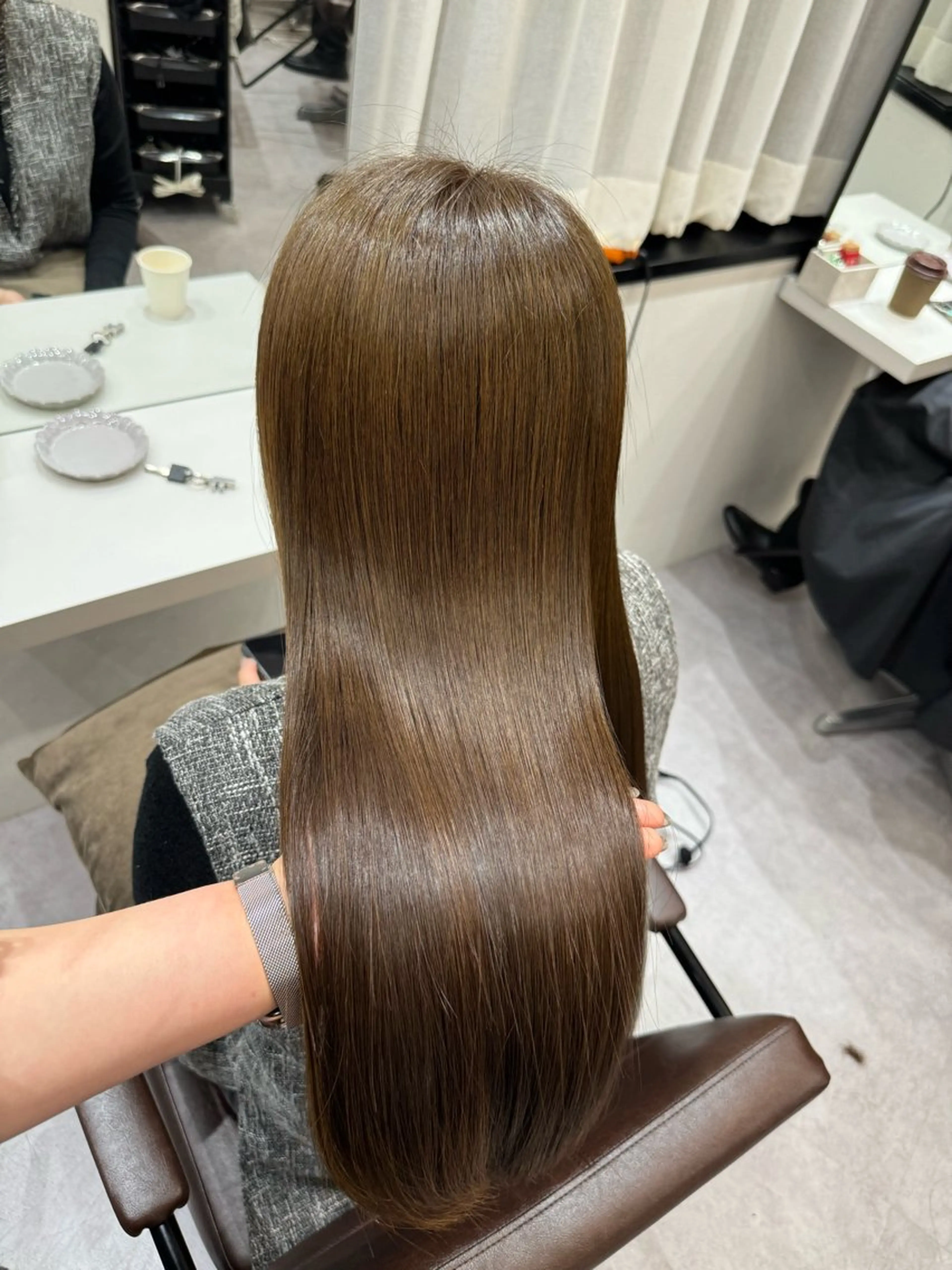 ロング カット 縮毛矯正 トリートメント 髪質改善/縮毛矯正 /青山　早希🐾のヘアスタイル