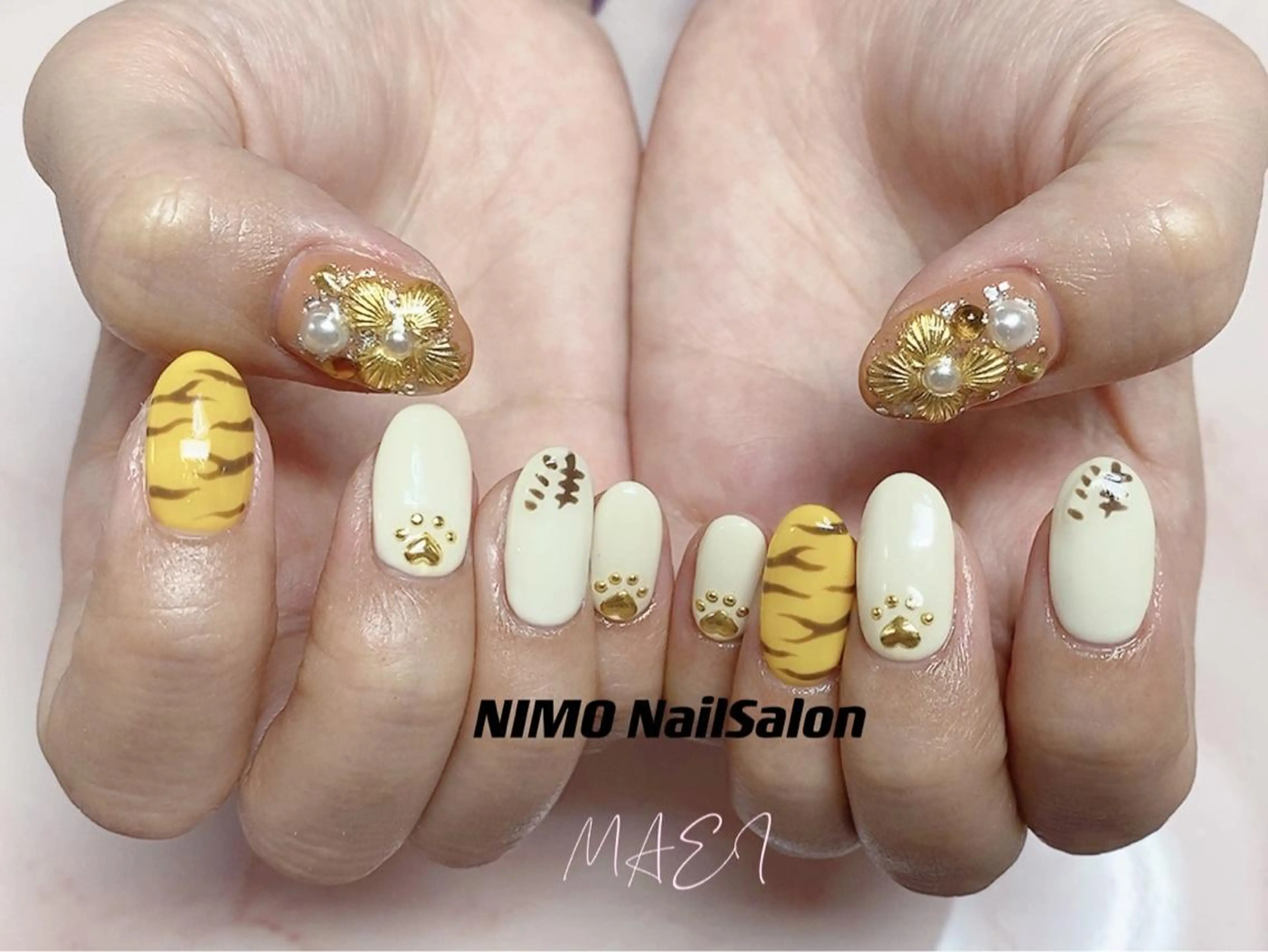 カラー ネイル ハンドネイル ハンドケア NIMO ネイルサロンのネイルデザイン