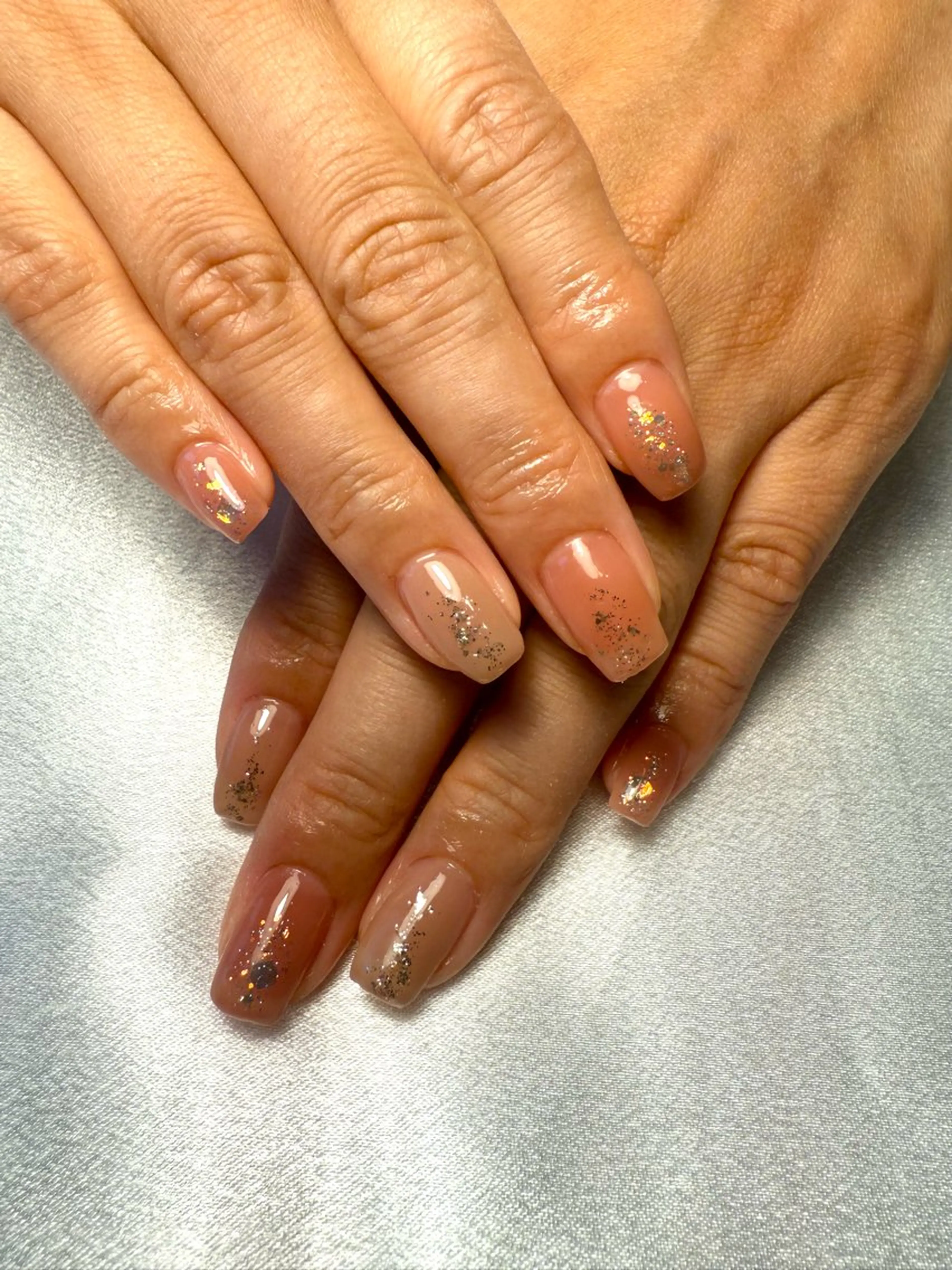 ネイル ラメ(グリッター) ワンカラーネイル シンプルネイル nail salon Estelleのネイルデザイン