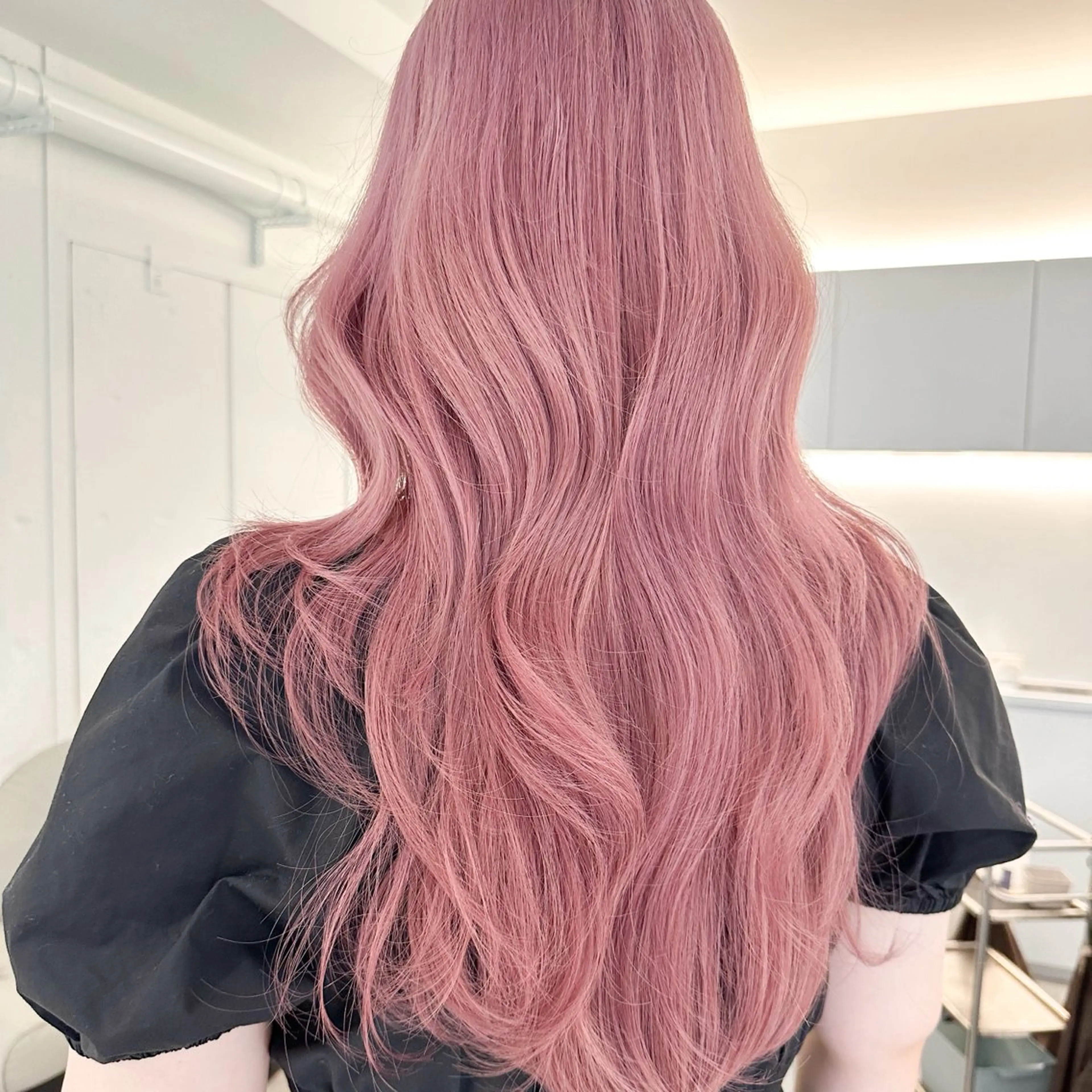 ロング カラー ブリーチ ヘアカラー 上品モテハイトーン chiakiのヘアスタイル