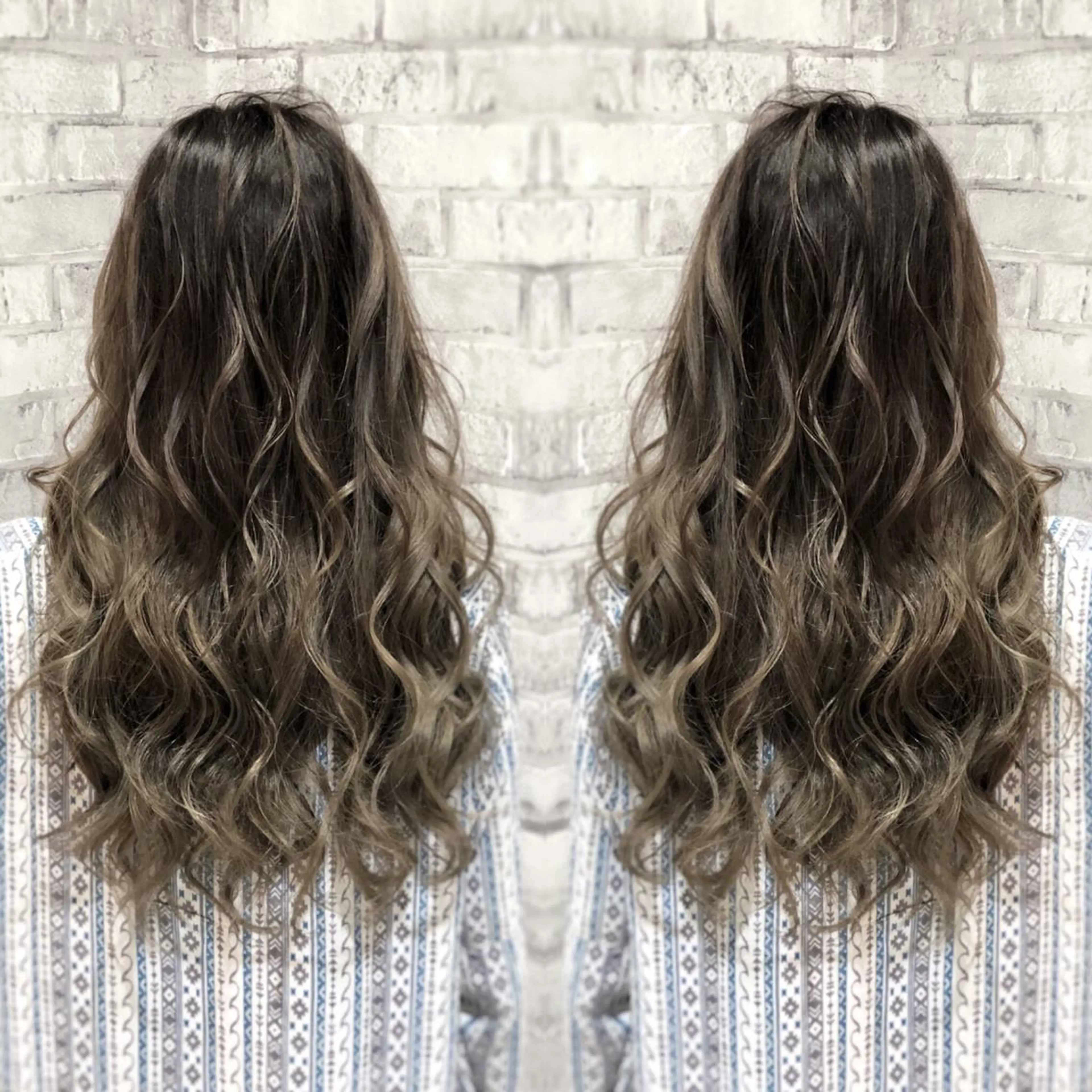 ロング カラー EARTH 越谷店のヘアスタイル