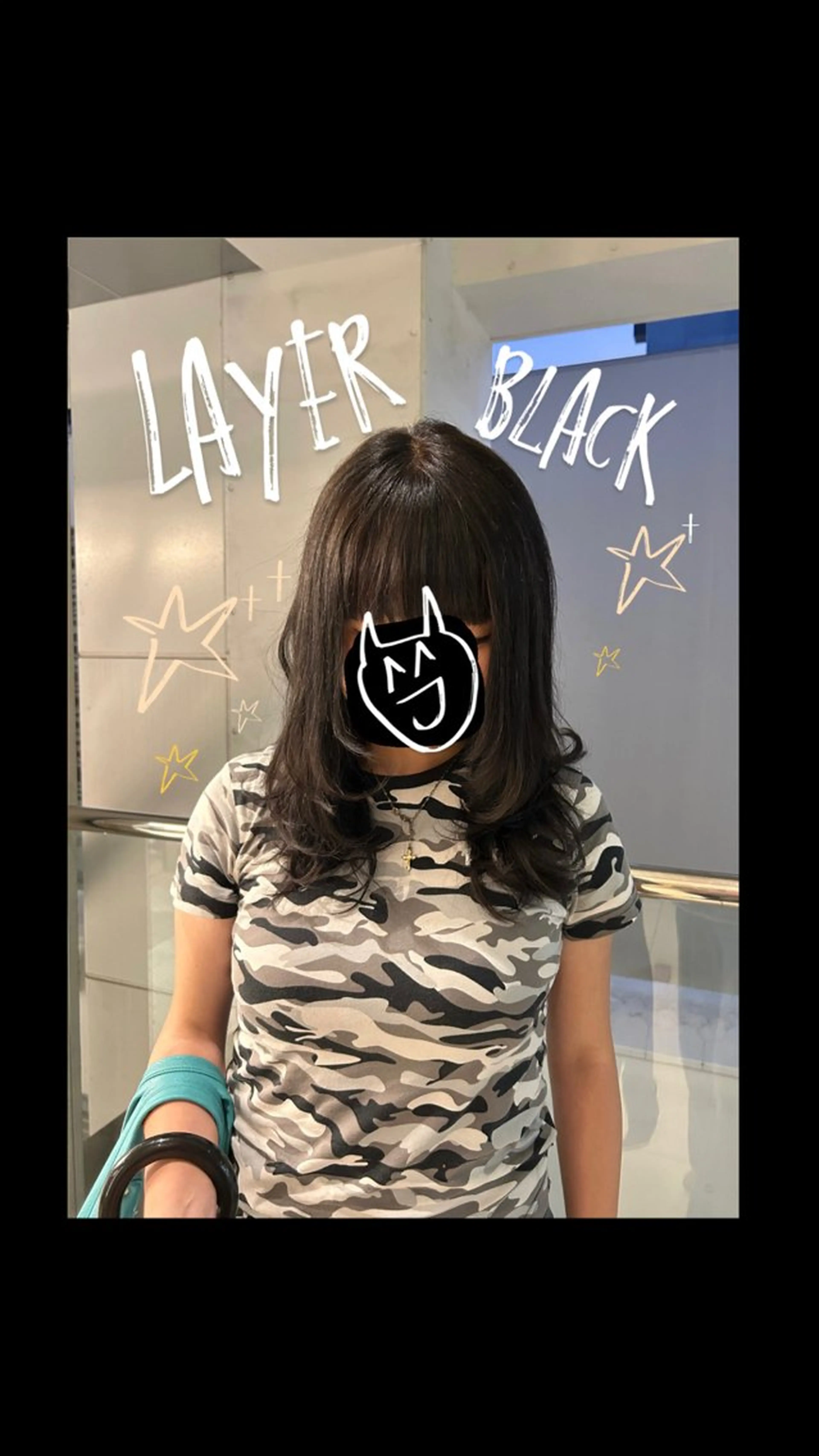 ミディアム .AIRI🌼 暖色/ぱつっとぼぶのヘアスタイル