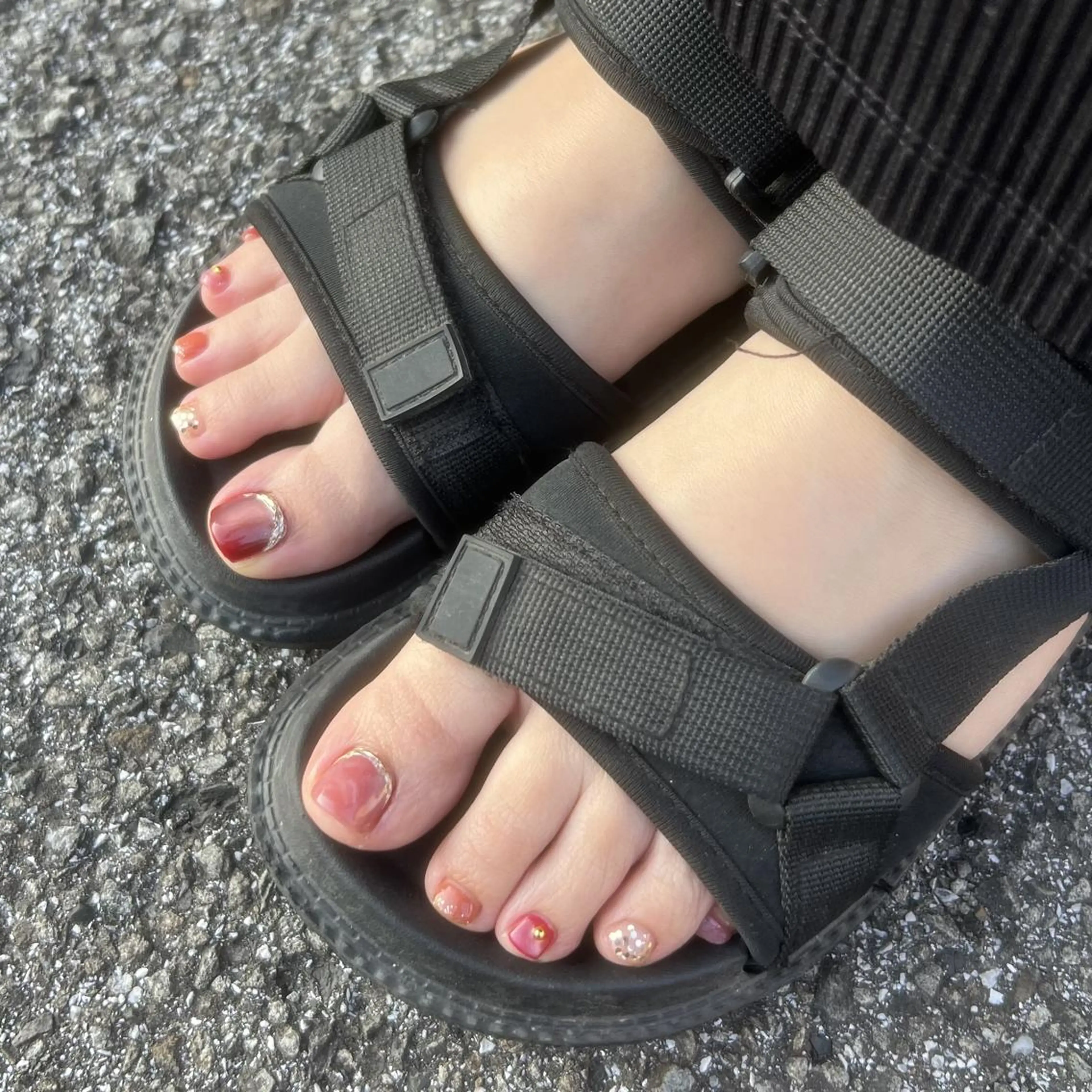 ネイル アートネイル フットネイル Teasiameme 宮本のネイルデザイン