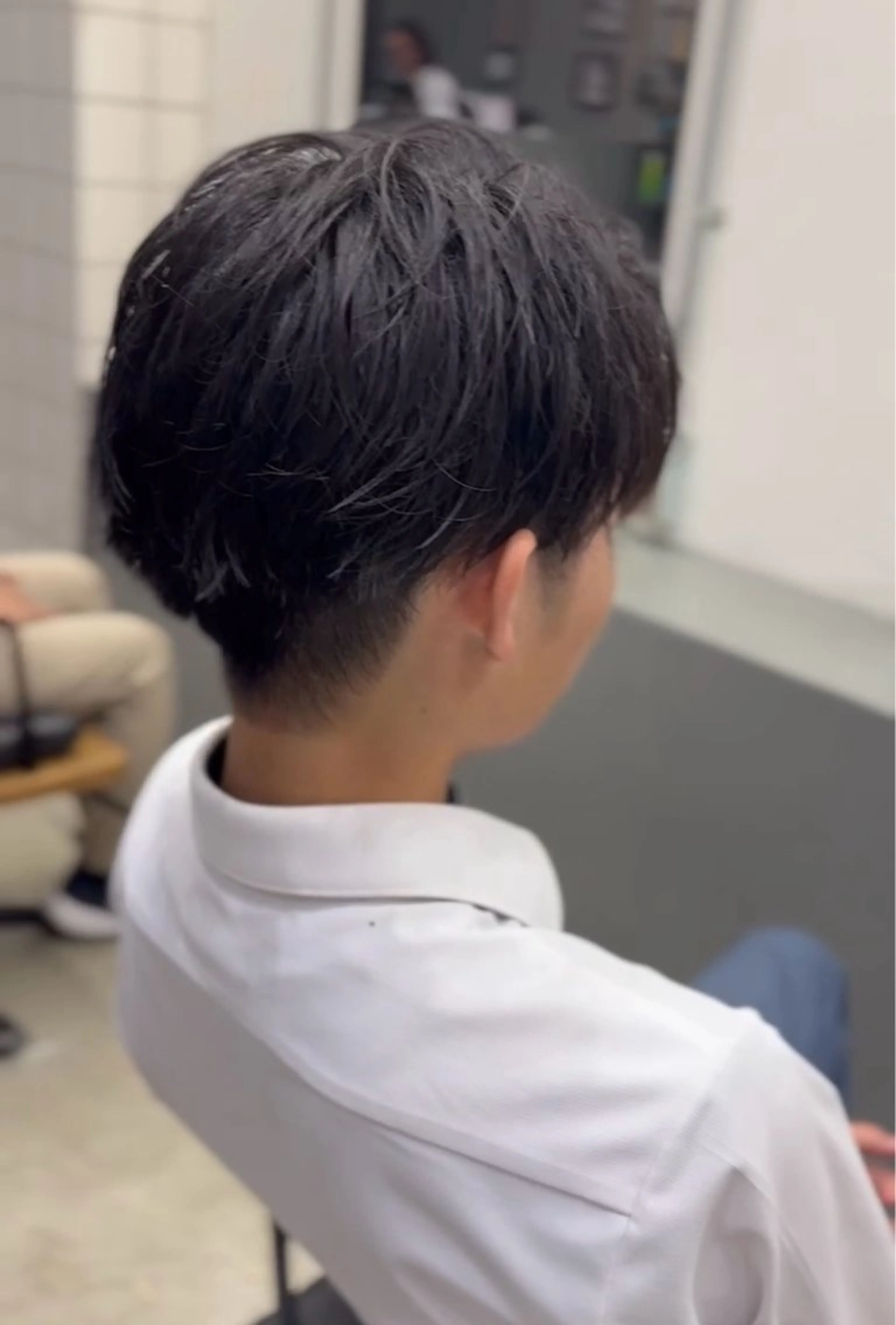 ショート パーマ メンズ カット パーマ メンズ専門サロン wokeのヘアスタイル