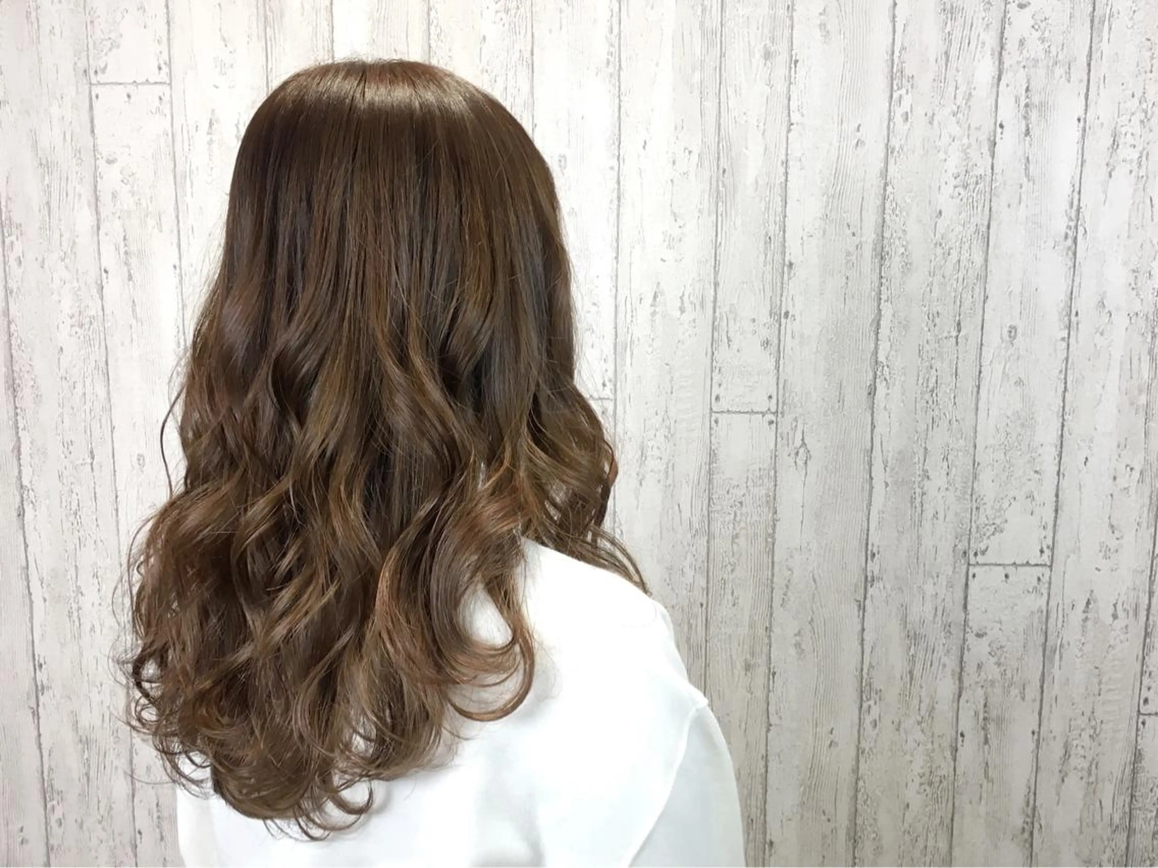 セミロング カラー カット ヘアカラー カット／メンズカット 藤田麻衣のヘアスタイル