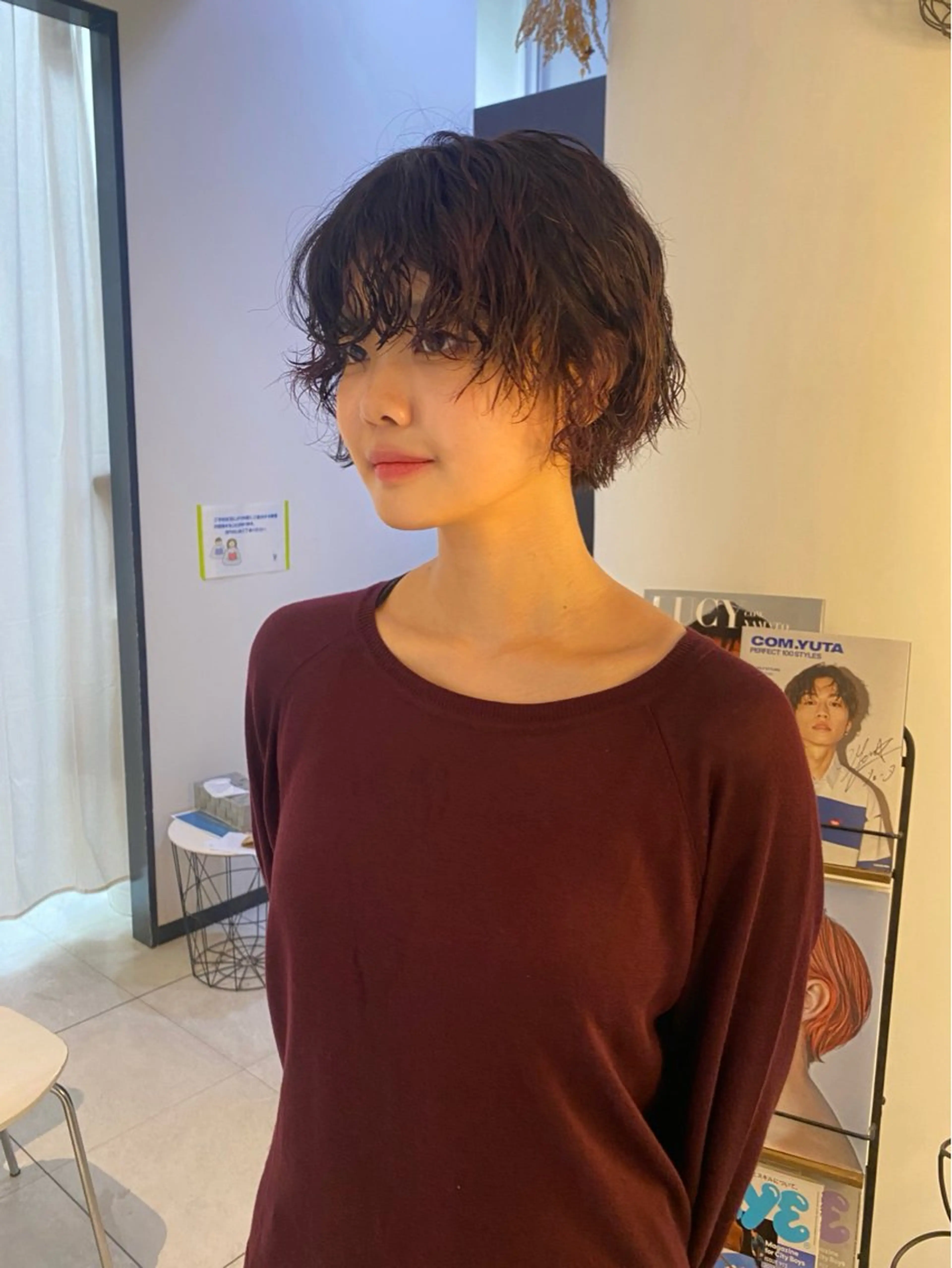 ショート カラー パーマ カット ヘアカラー 縮毛矯正 トリートメント mai / linoah˚✧のヘアスタイル