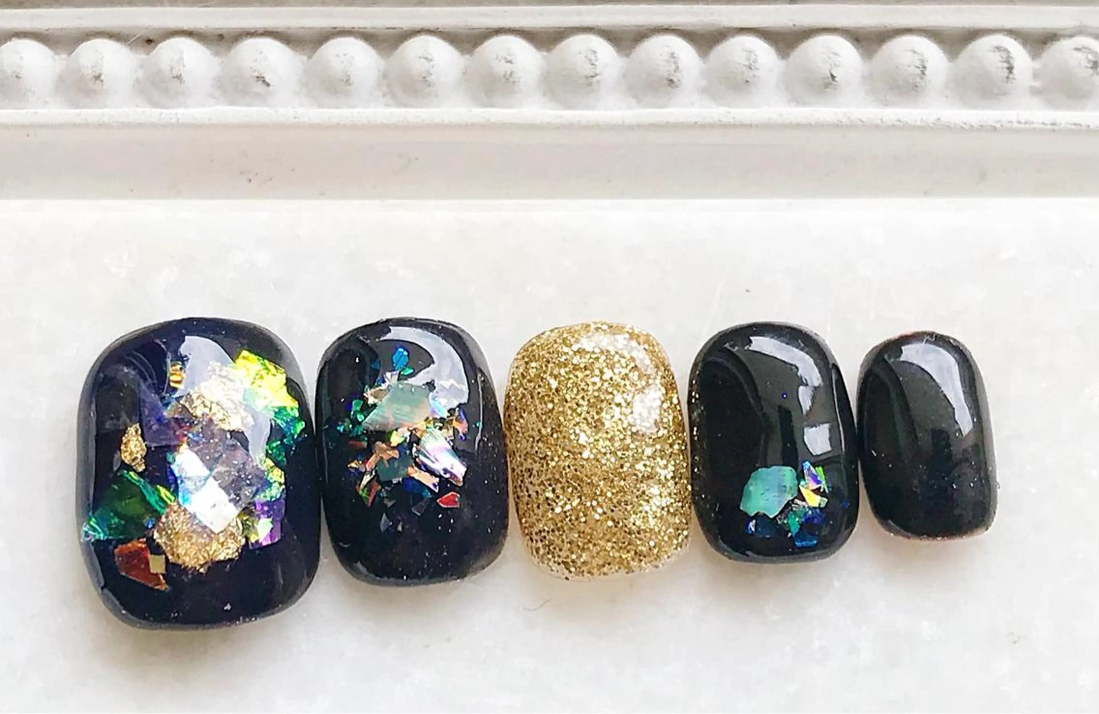 ネイル フットネイル ジェルネイル パラジェル Satomi  のネイルデザイン