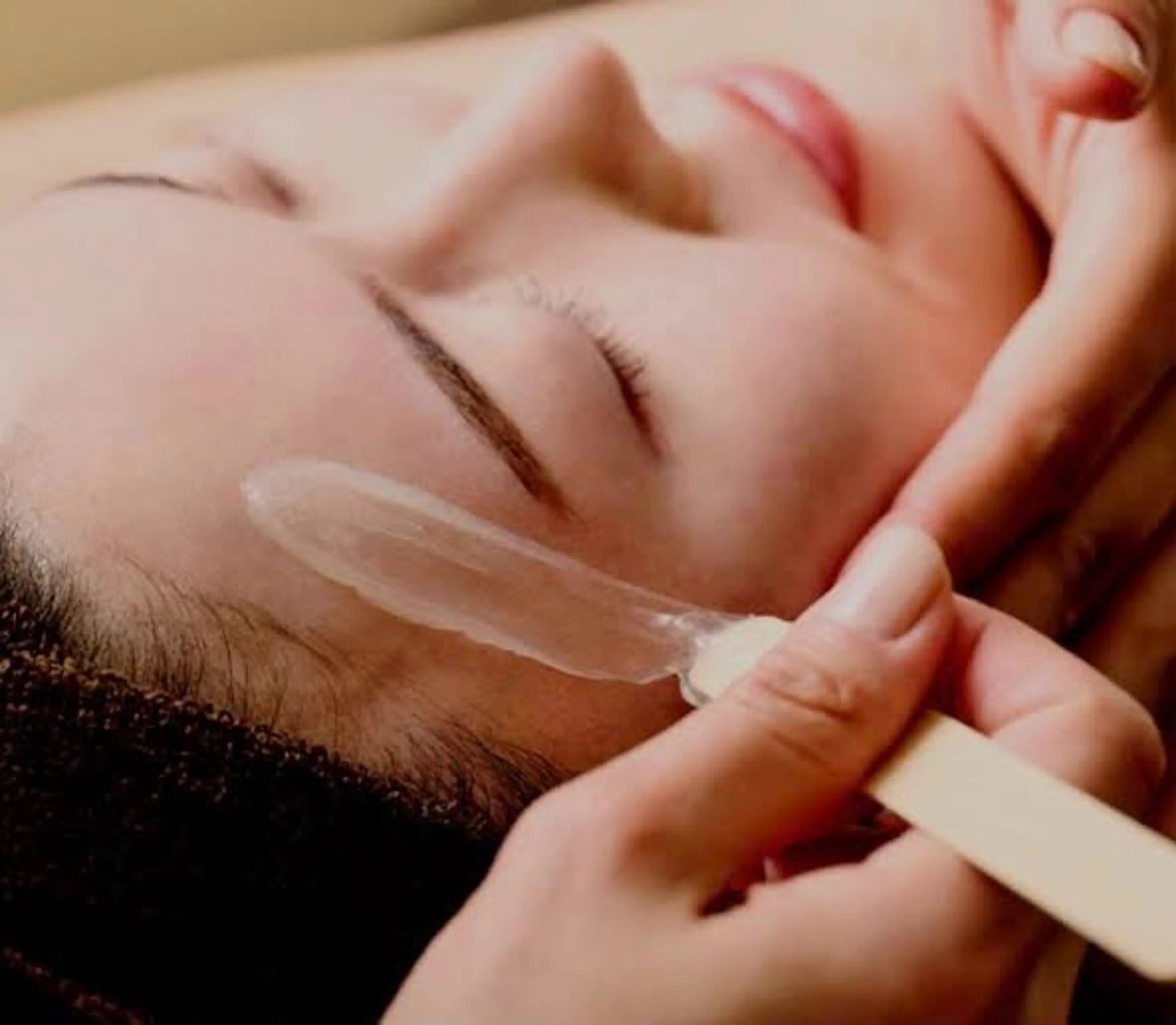 🌿フェイシャル（顔）Wax脱毛🌿究極のクレンジング／マリムーブ/産毛や角質除去/プレミアムな鎮静パック付きの写真