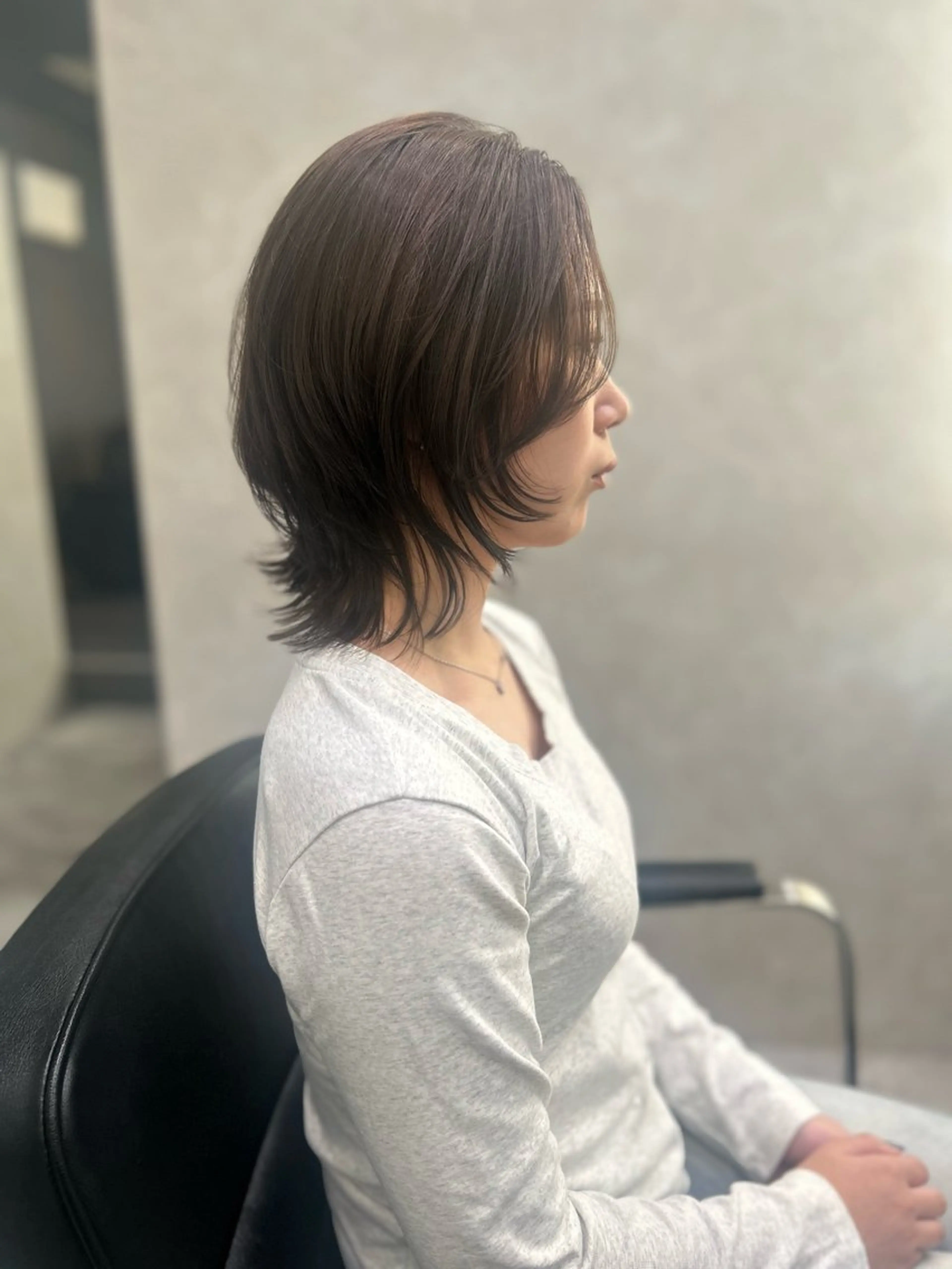 ミディアム カット ヘアカラー トリートメント SOYON豊田市駅店所属・SOYON豊田市駅店 MIYUのヘアスタイル