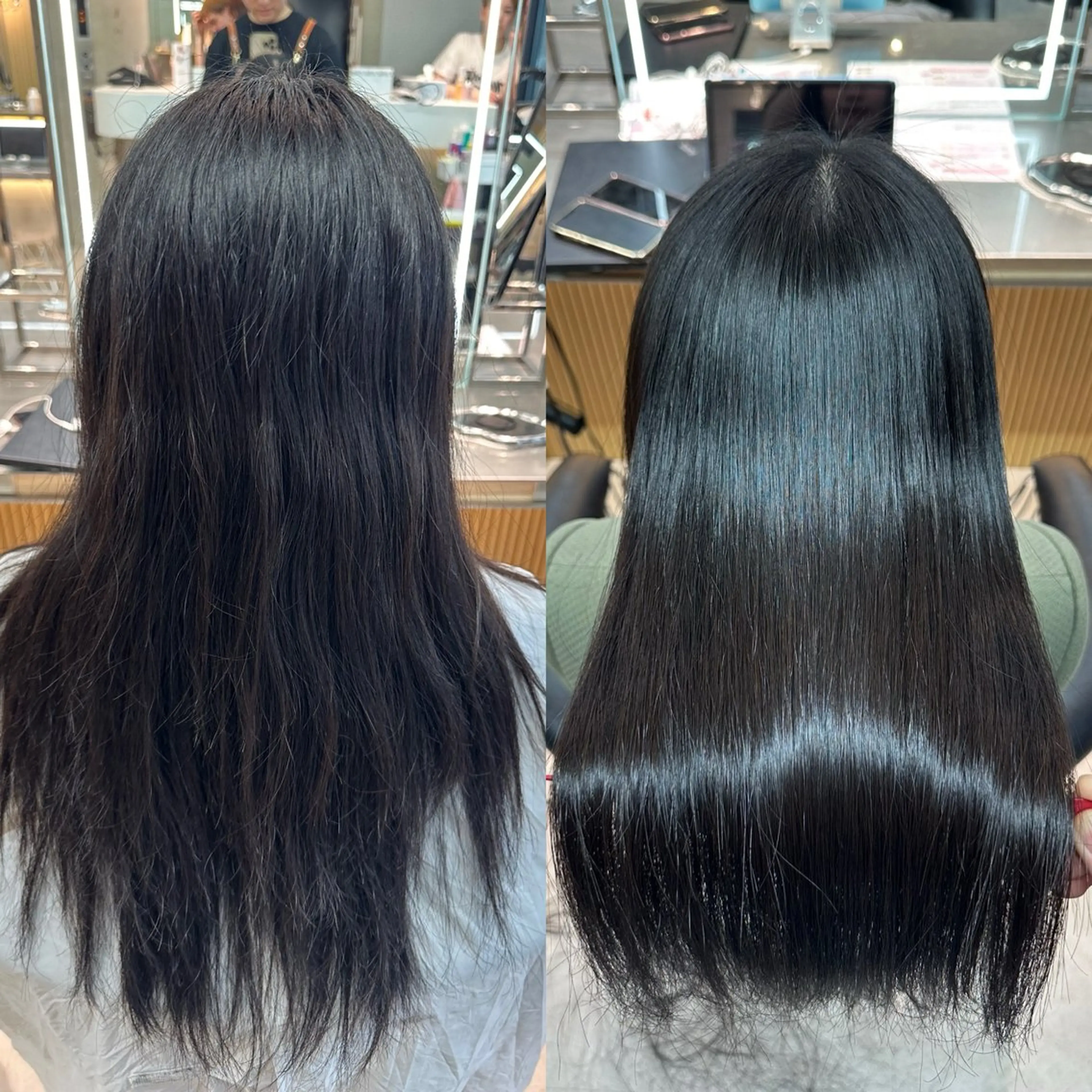 ロング 縮毛矯正 トリートメント ✨髪質改善特化✨副 店長椎葉信乃介のヘアスタイル