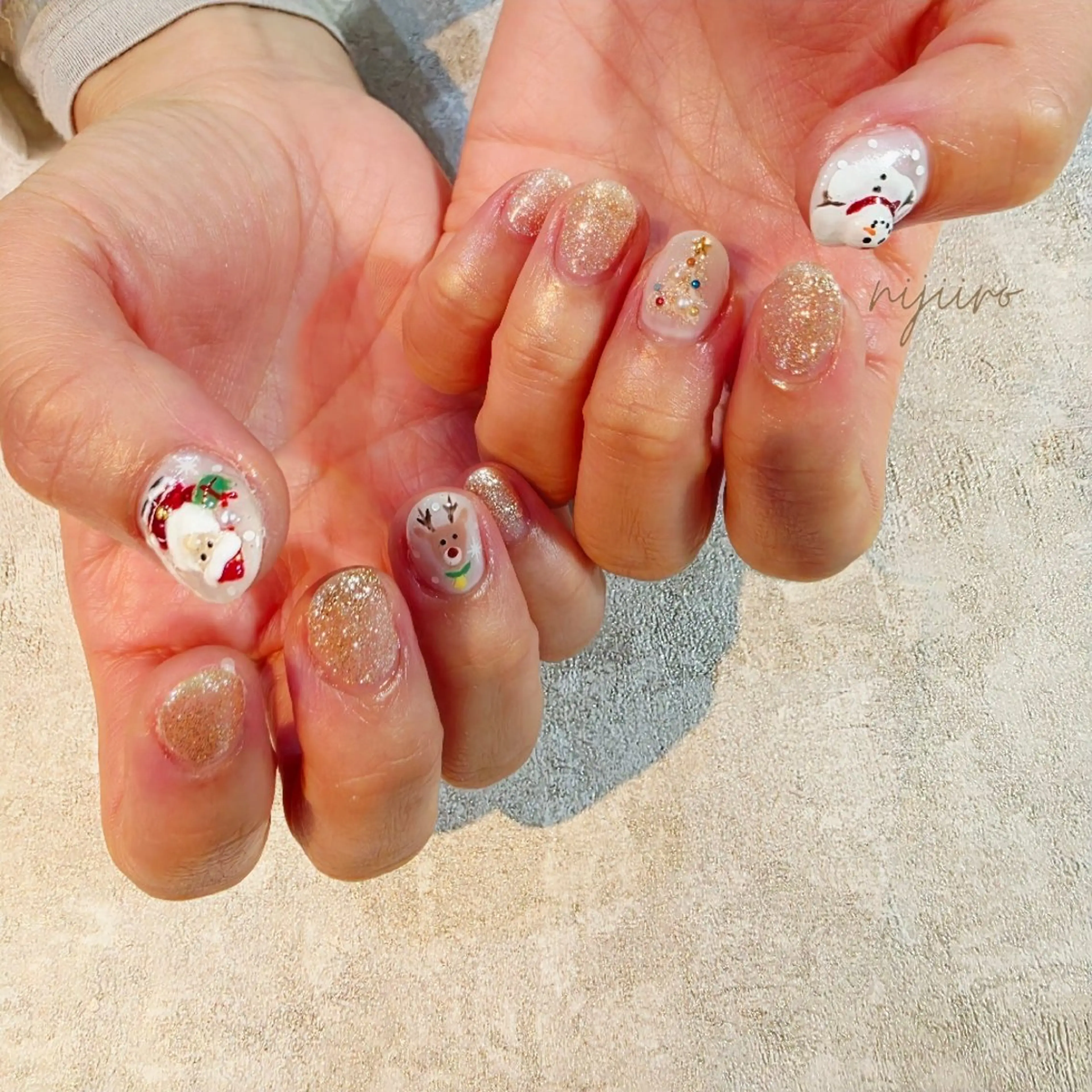 ネイル ハンドネイル nailatelier nijiiro.所属・nijiiro🌈 サトウのネイルデザイン