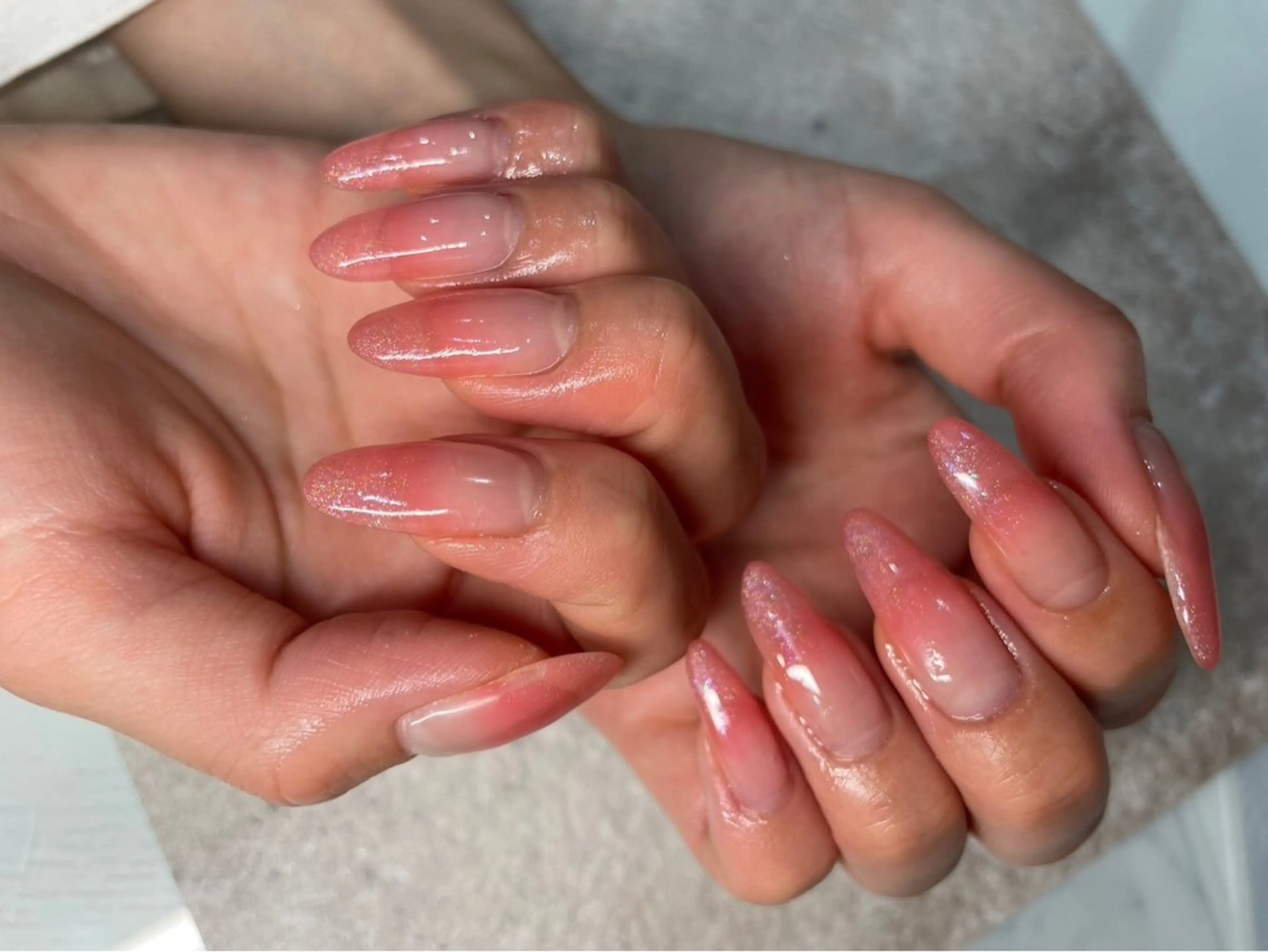 ネイル ラメ(グリッター) ハンドネイル LICO HAIR＆RELAXATION一宮店所属・LICO 一宮ネイリストのネイルデザイン