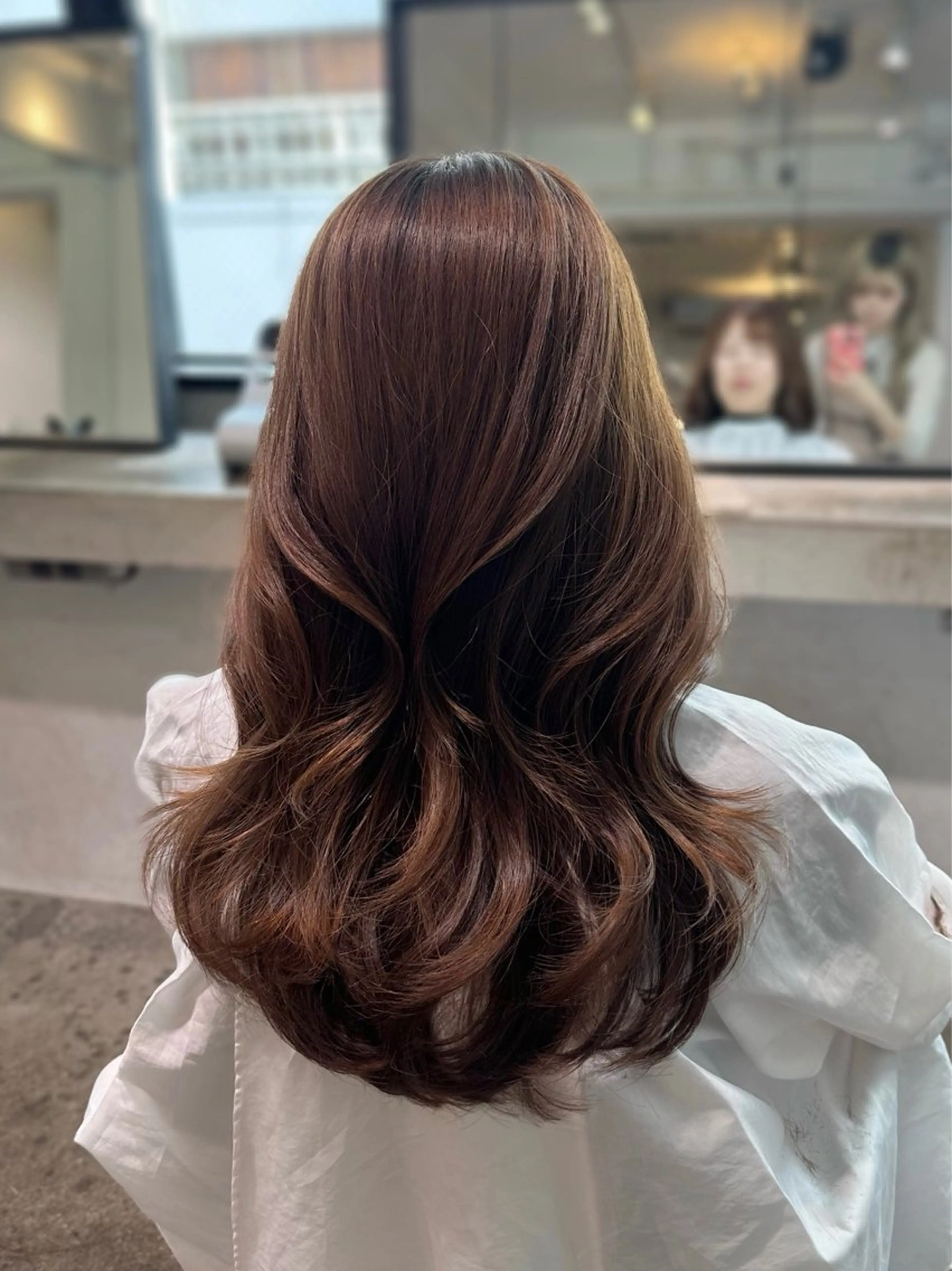 ロング カラー りこ/新宿 /大人ガーリーヘアのヘアスタイル