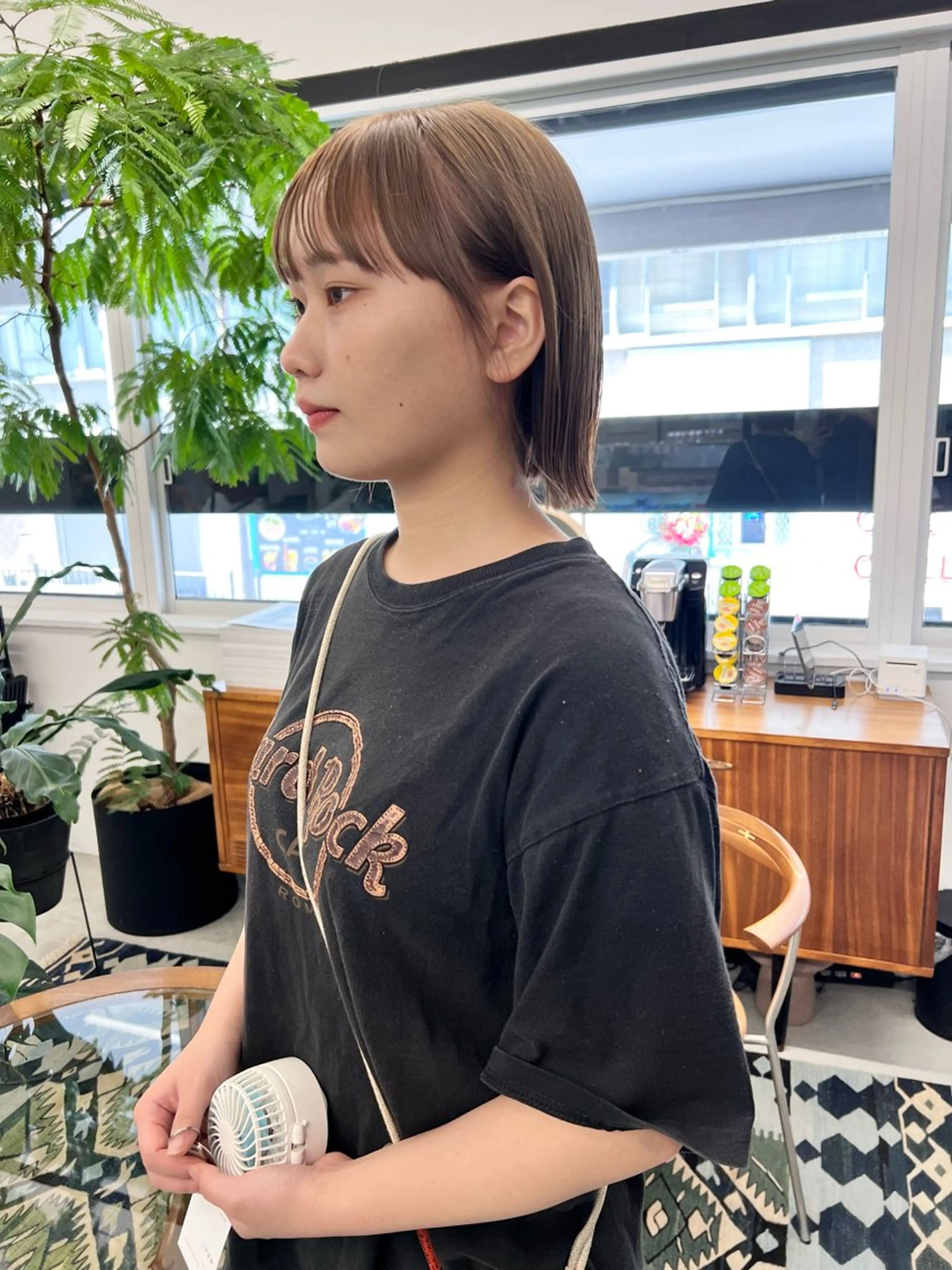 ショート カラー カット ヘアカラー トリートメント 樫原裕二 /柔らかいカラーのヘアスタイル