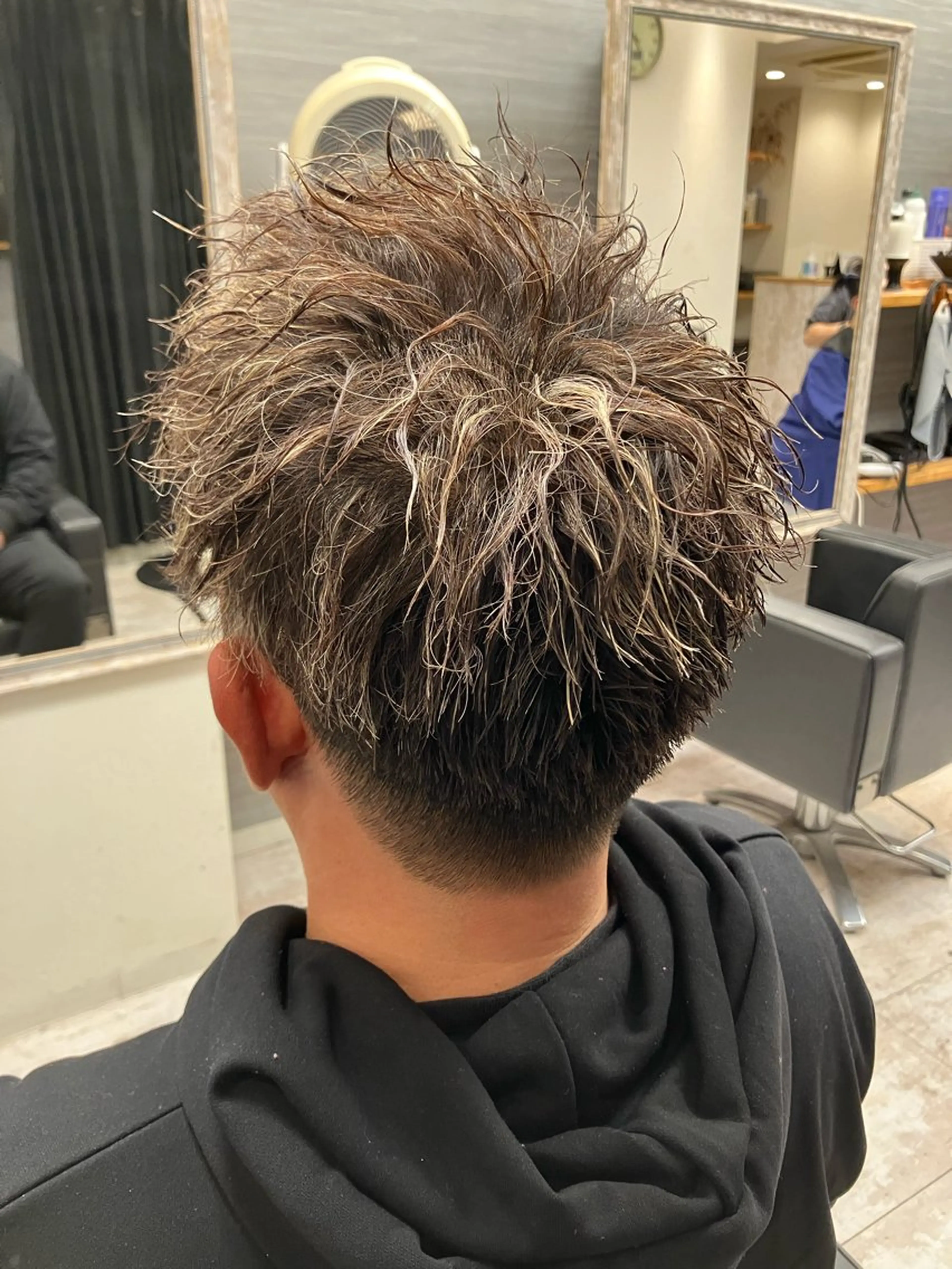 パーマ メンズ カット ヘアカラー パーマ メンズ特化/パーマ/ フェードWATARUのヘアスタイル