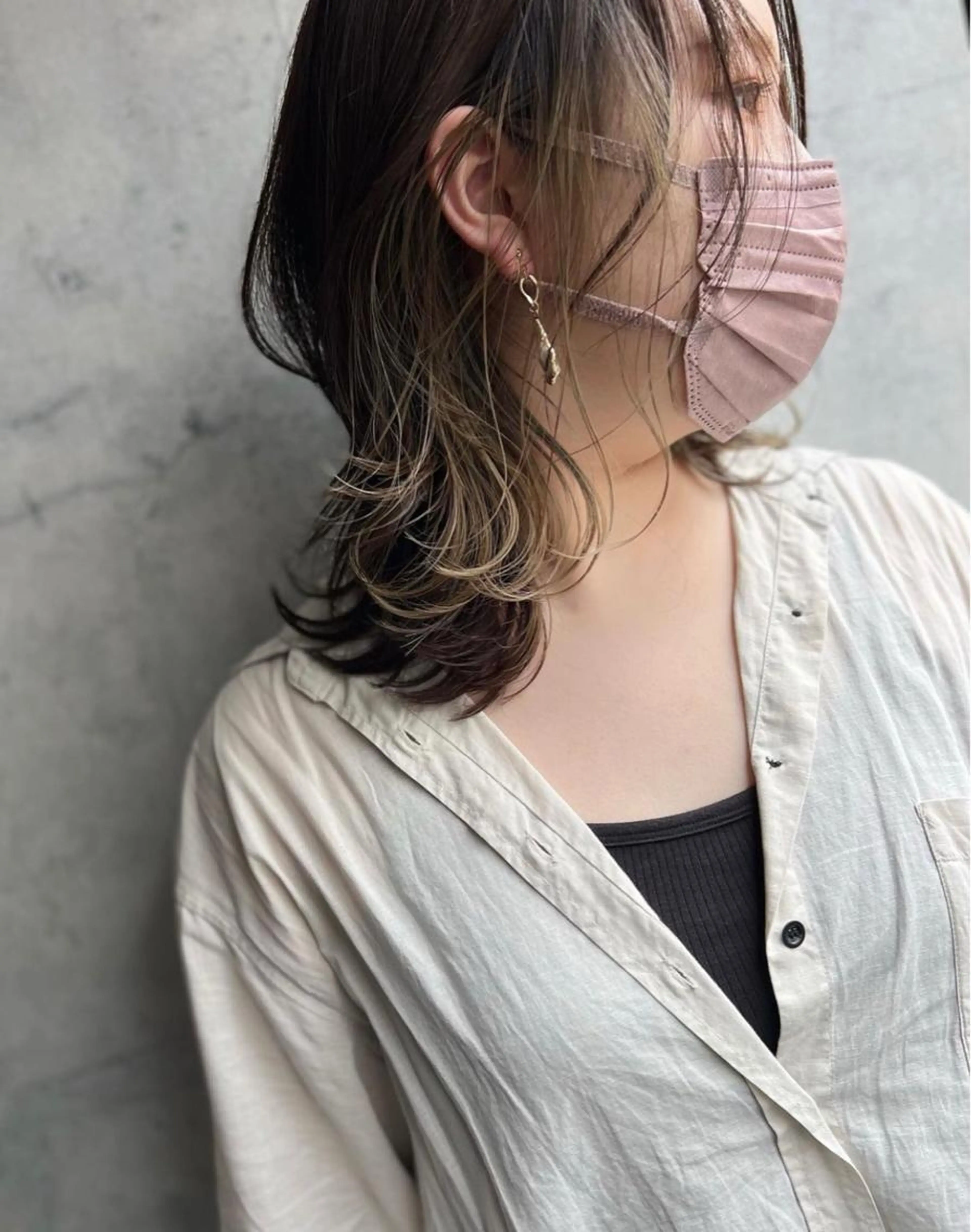 インナーカラー+カット✂️の写真