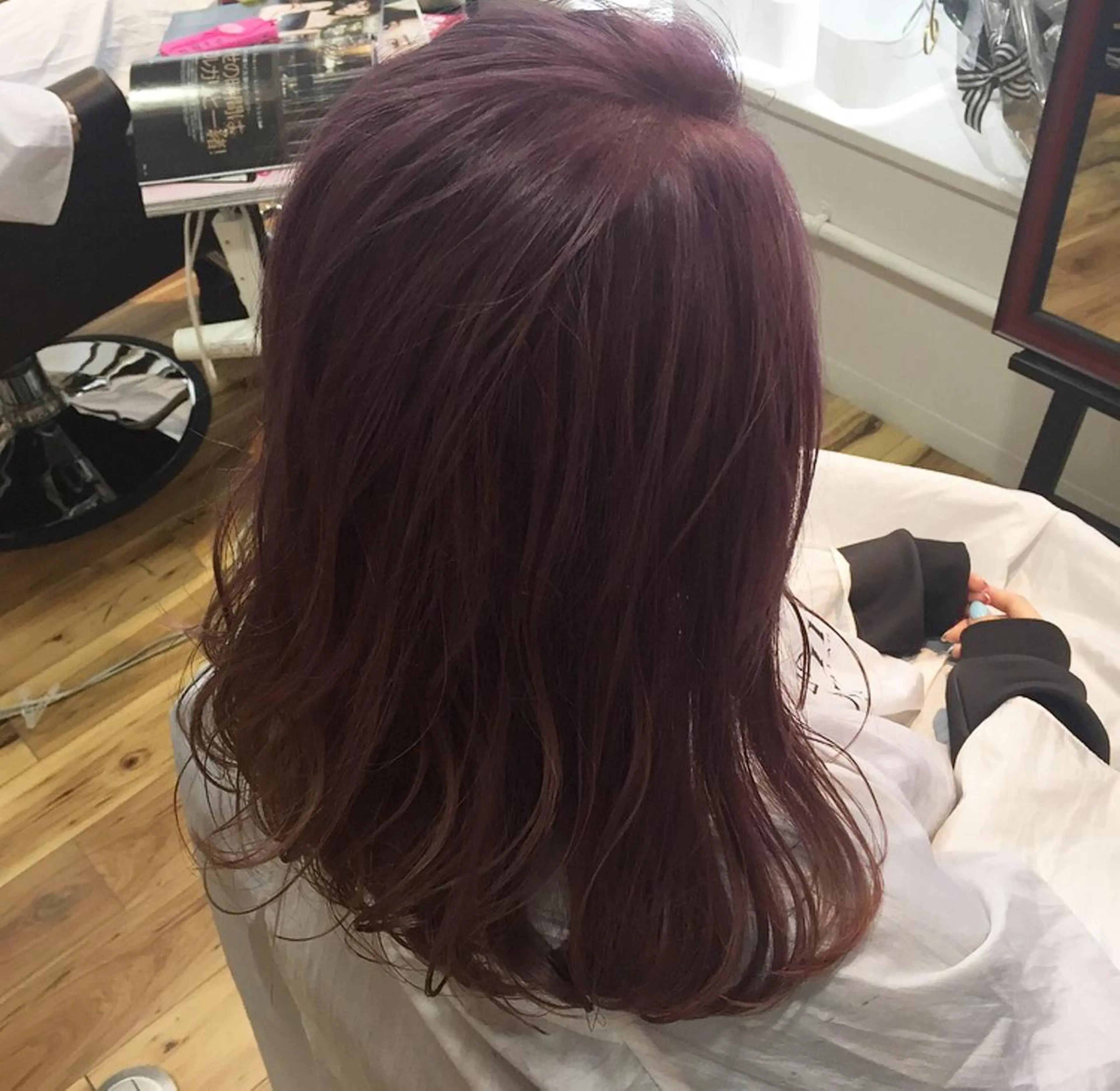 セミロング ロング カラー MIZUHO / ダブルカラー髪質改善のヘアスタイル