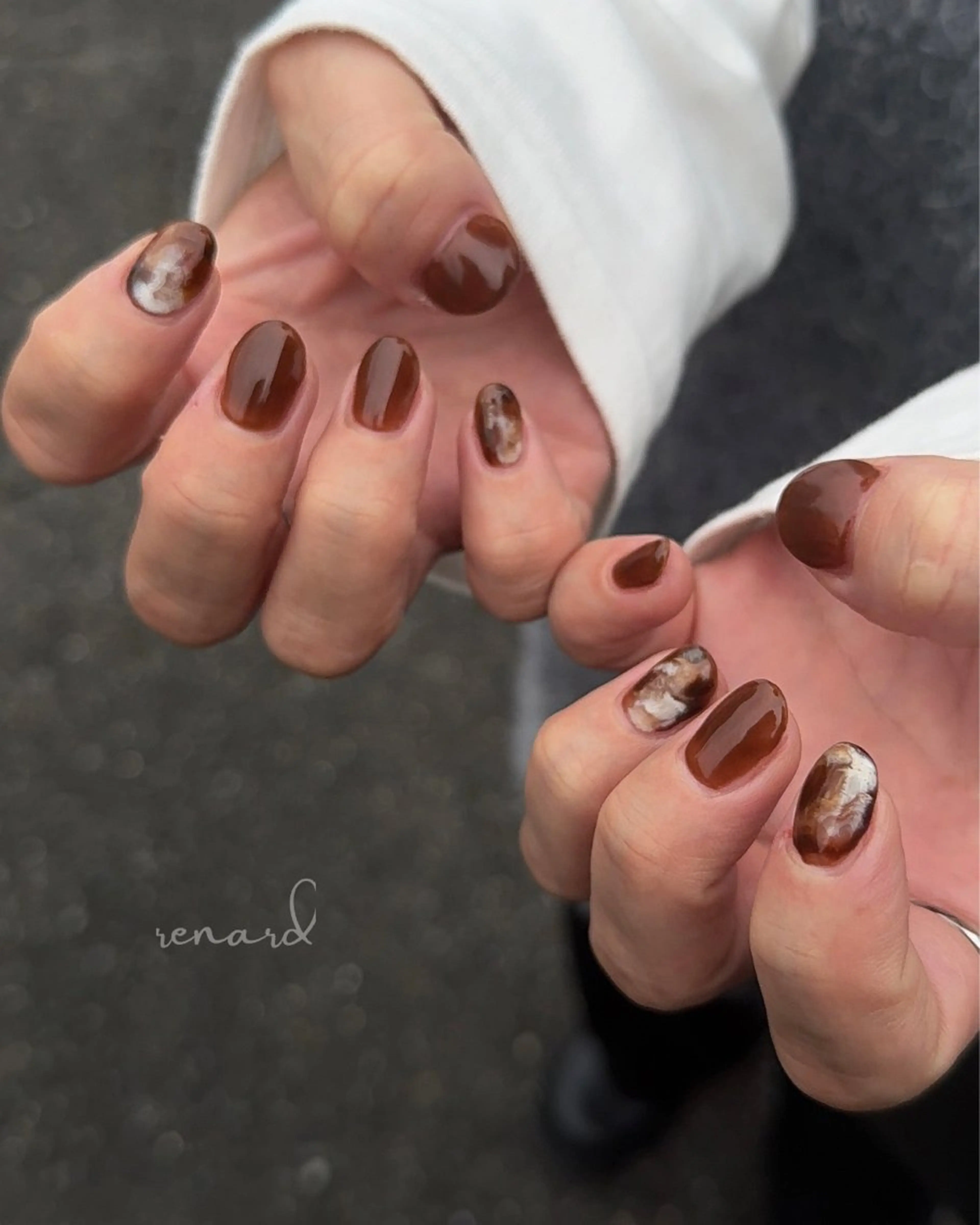 ショート renard nailのネイルデザイン