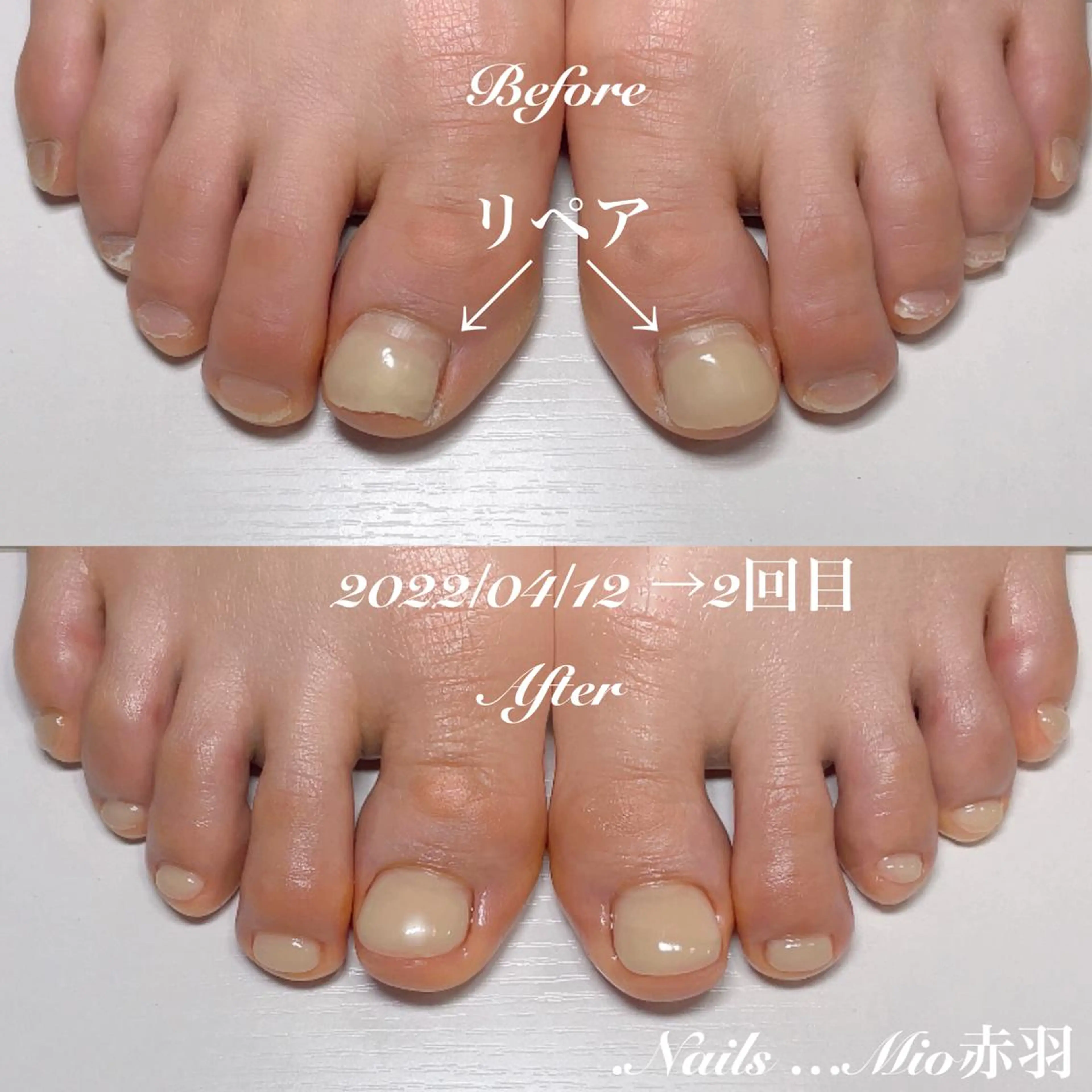 ネイル フットネイル .Nails Mio 赤羽西ネイルサロンのネイルデザイン