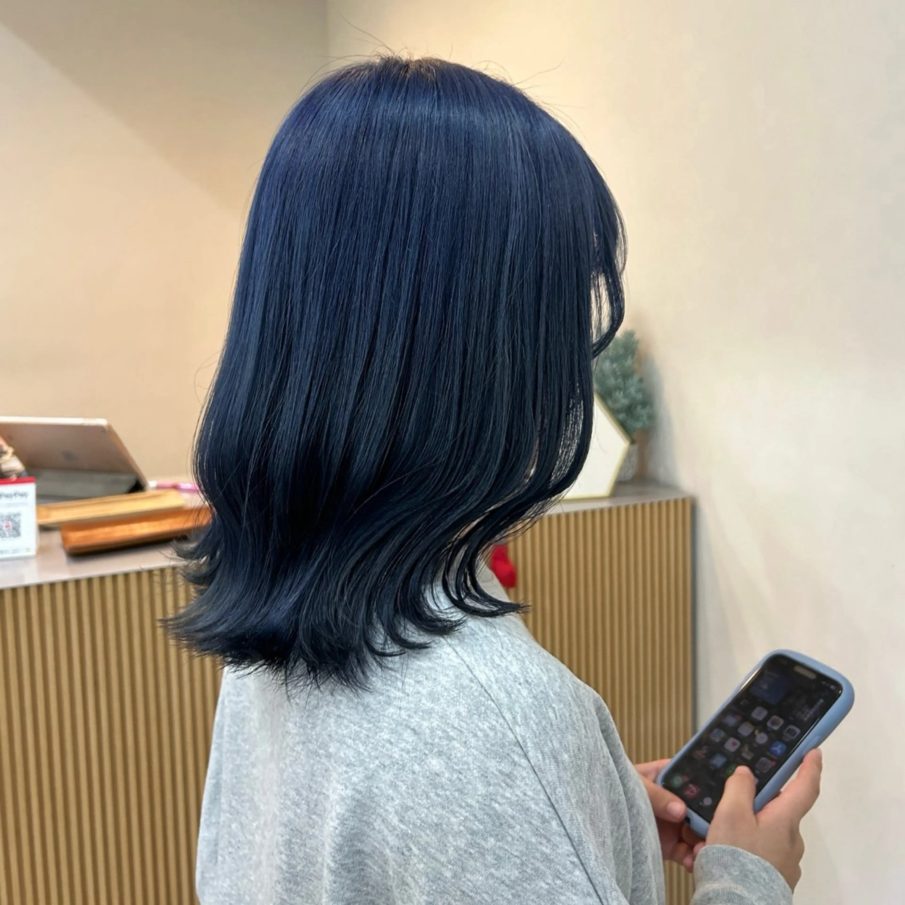 ミディアム ヘアカラー トリートメント MIDORI🌙 透明感/ベージュのヘアスタイル