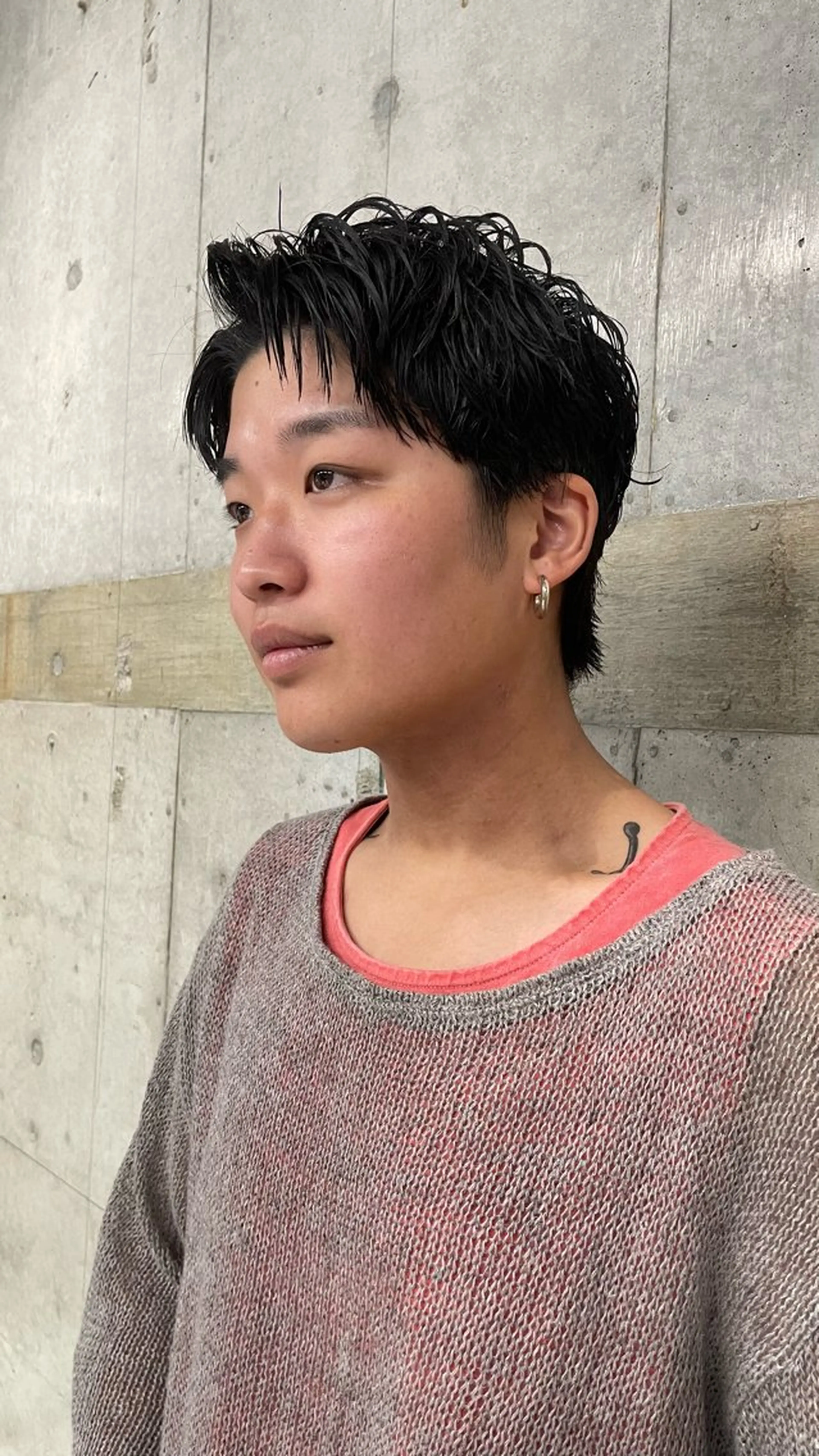 ショート メンズ パーマ/メンズ/ 鮫島竜海のヘアスタイル