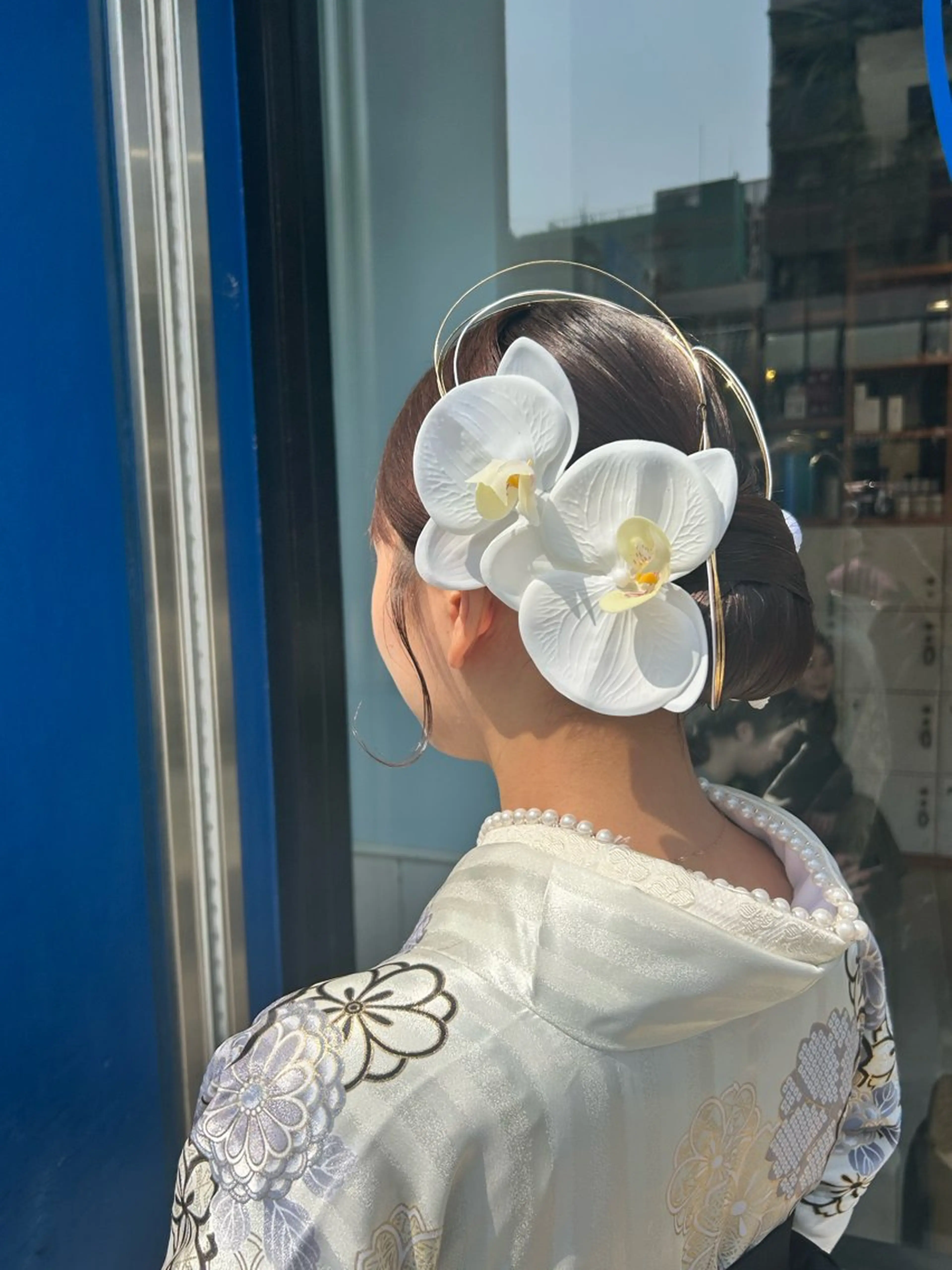 ミディアム 卒業式のヘアスタイル ヘアセット センターパート/ メンズ特化/日向🔥のヘアスタイル