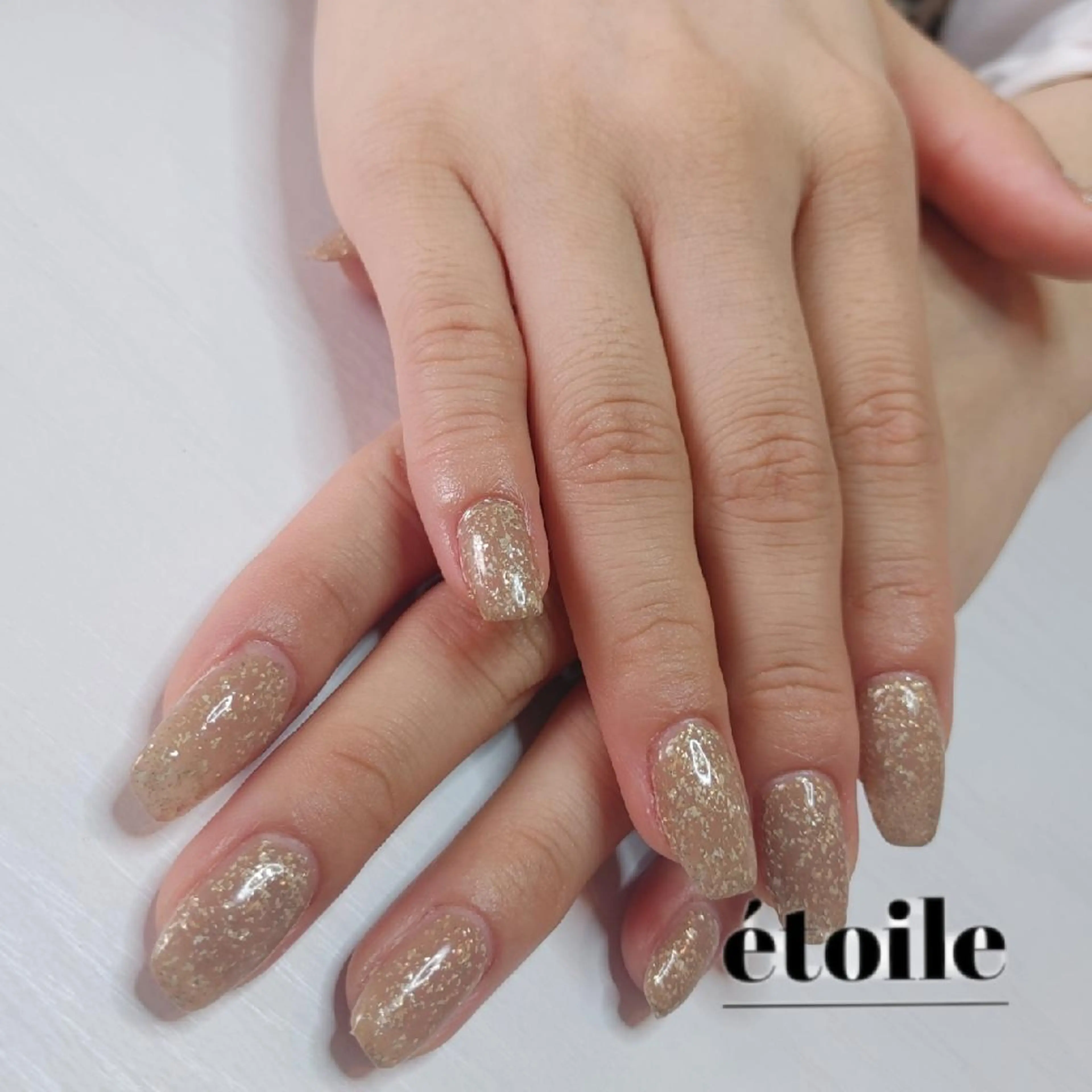 ネイル ラメ(グリッター) ハンドネイル ハンドケア étoile(エトワール)所属・山田 可愛のネイルデザイン