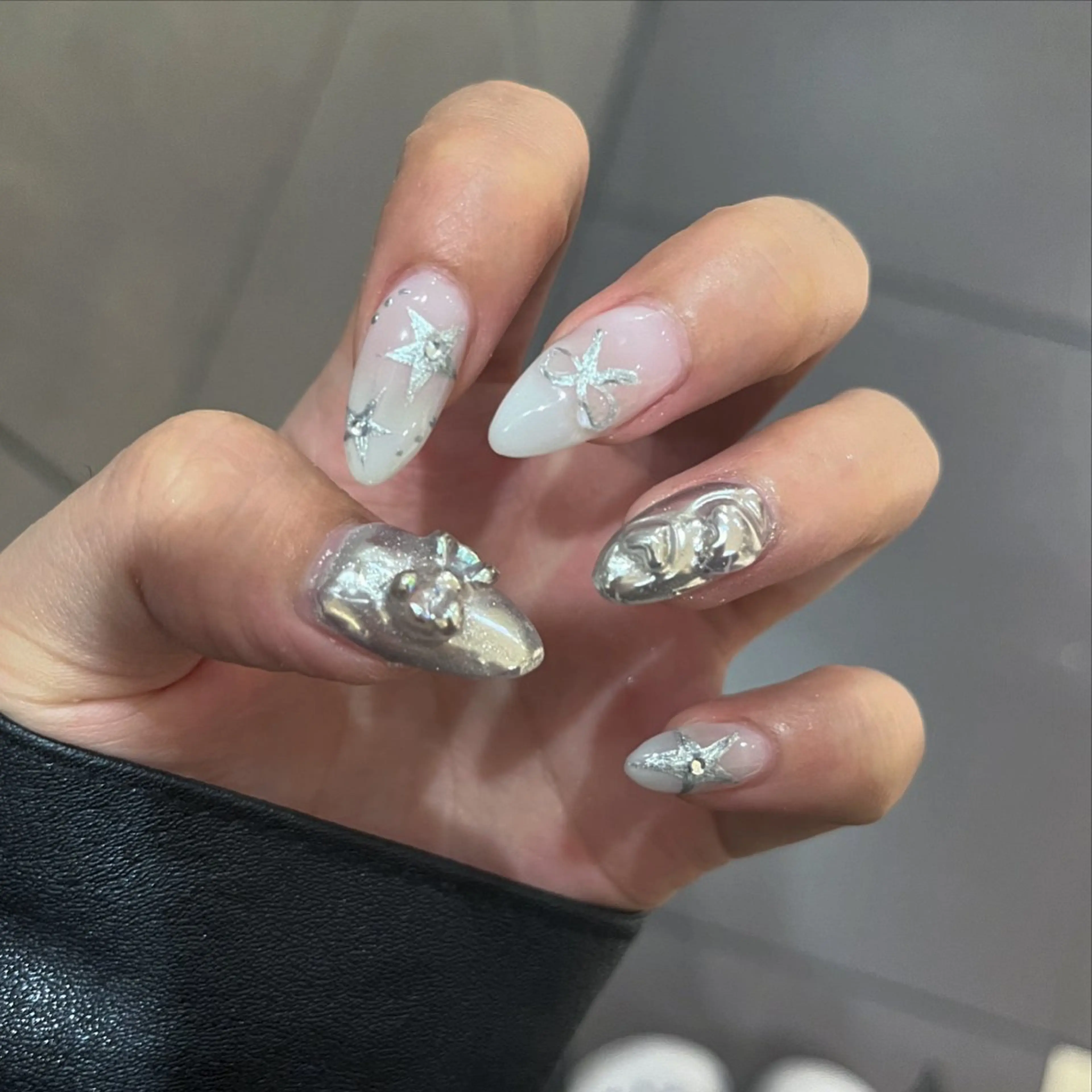 ネイル ハンドネイル D.d Haruka /y2k/持ち込みのネイルデザイン