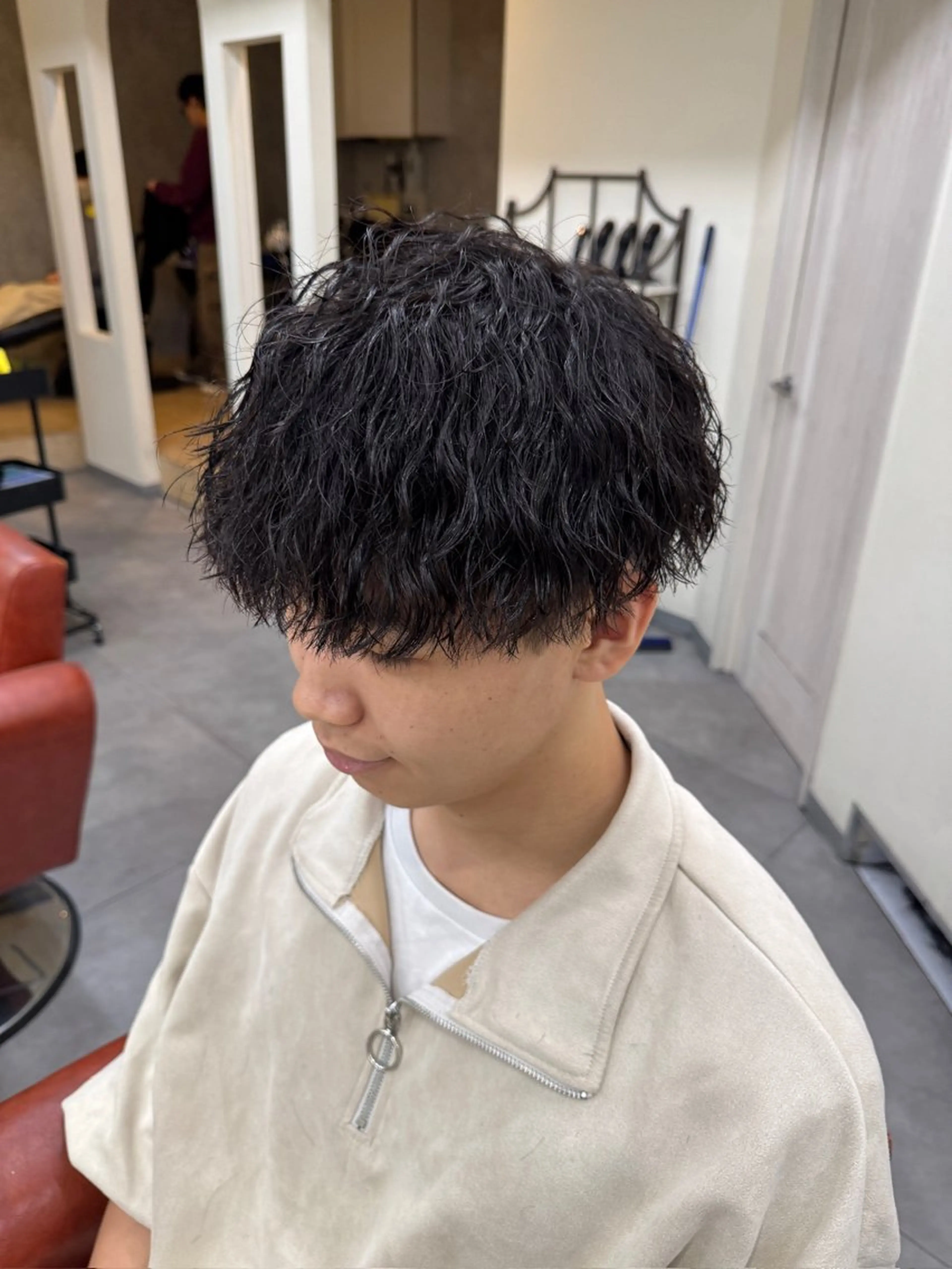 パーマ メンズ 京都駅/メンズサロン 山田司のヘアスタイル