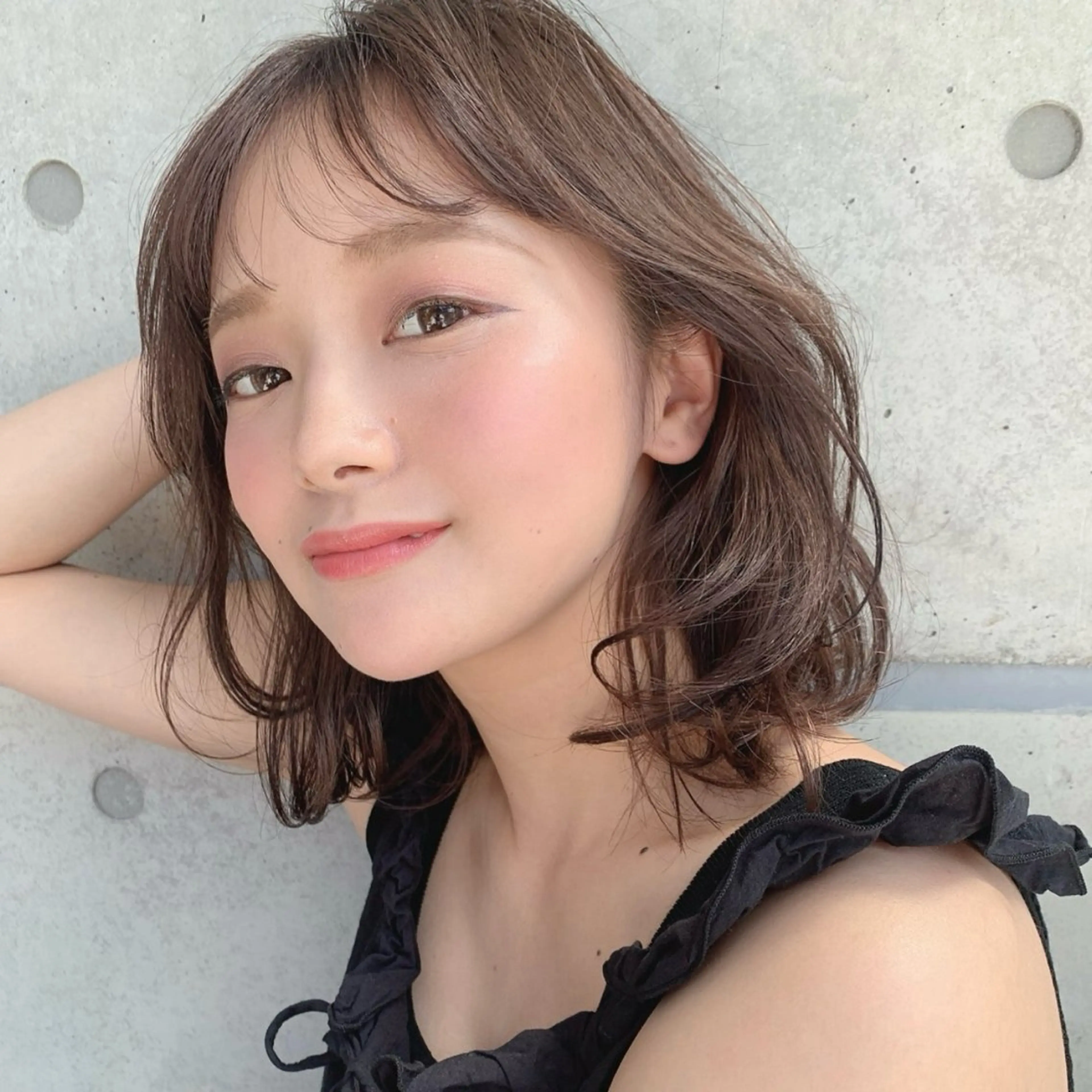 ミディアム カラー ヘアアレンジ 髪質改善 ヘアカラー トリートメント 💥メンズ特化美容師 "小林 海斗"💥のヘアスタイル
