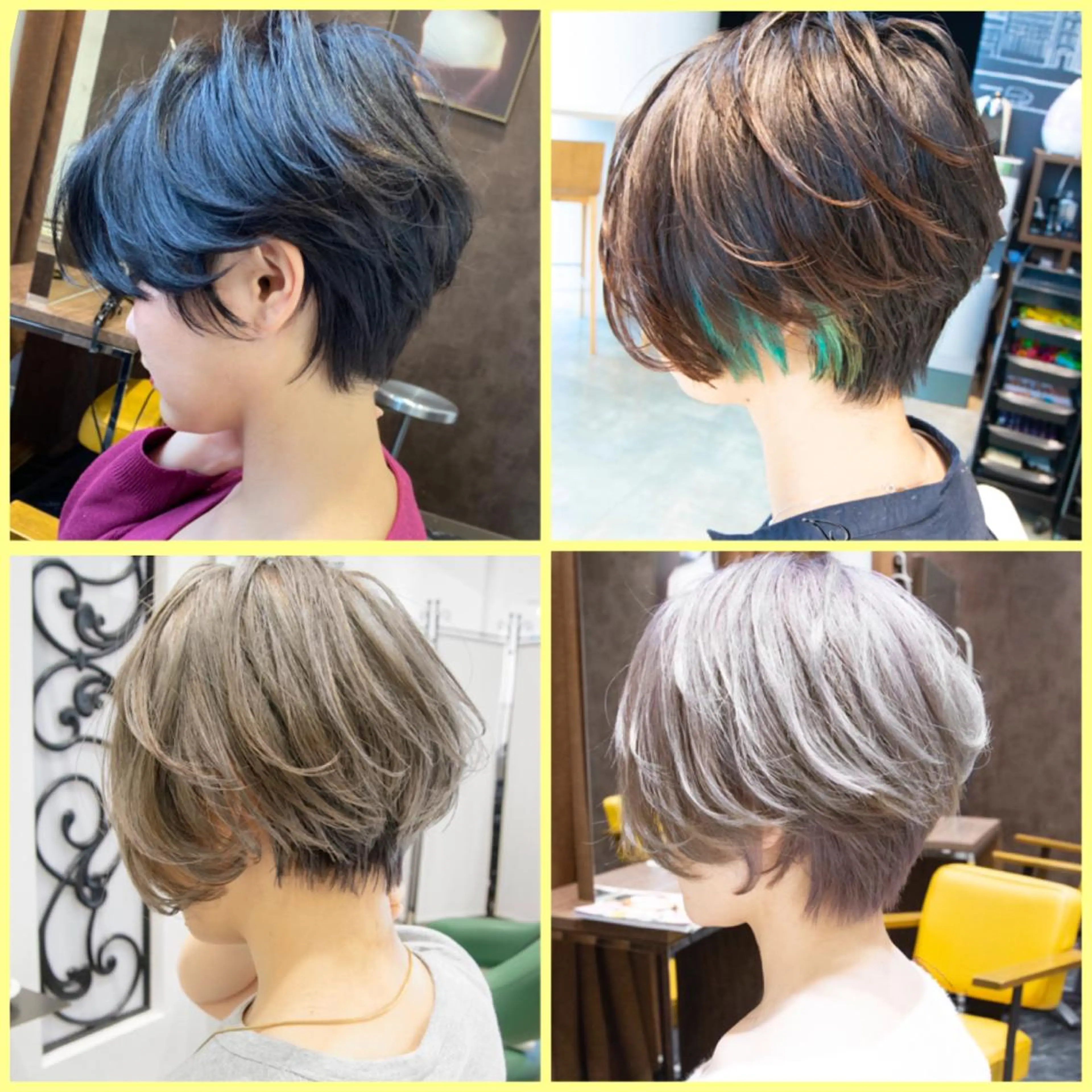 ショート カラー Re:ta Hair 飯田淳平のヘアスタイル