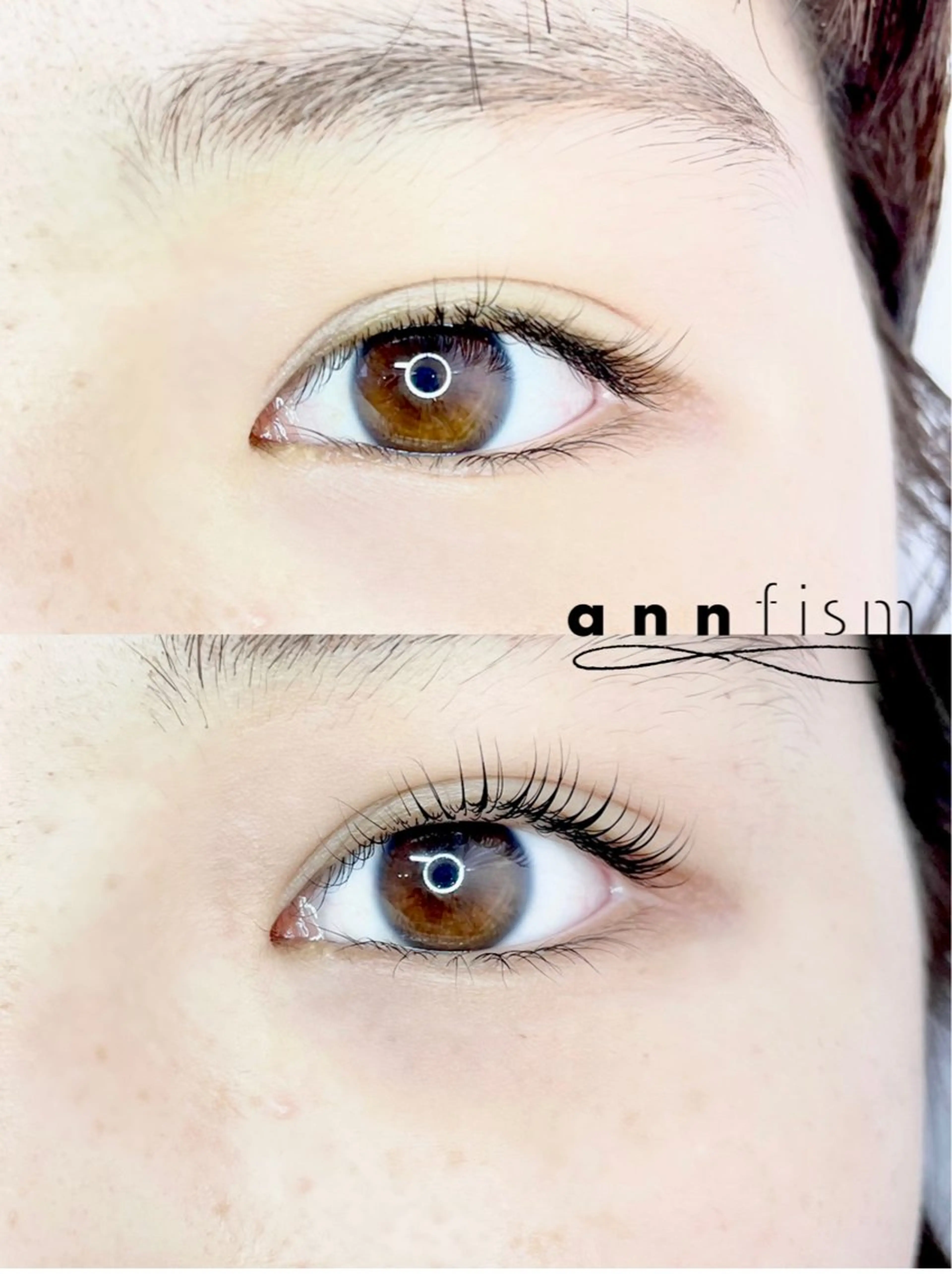 マツエク・マツパ 一重×まつ毛パーマ annfism 麻布十番所属・大脇 藍乃の眉毛・アイブロウイメージ