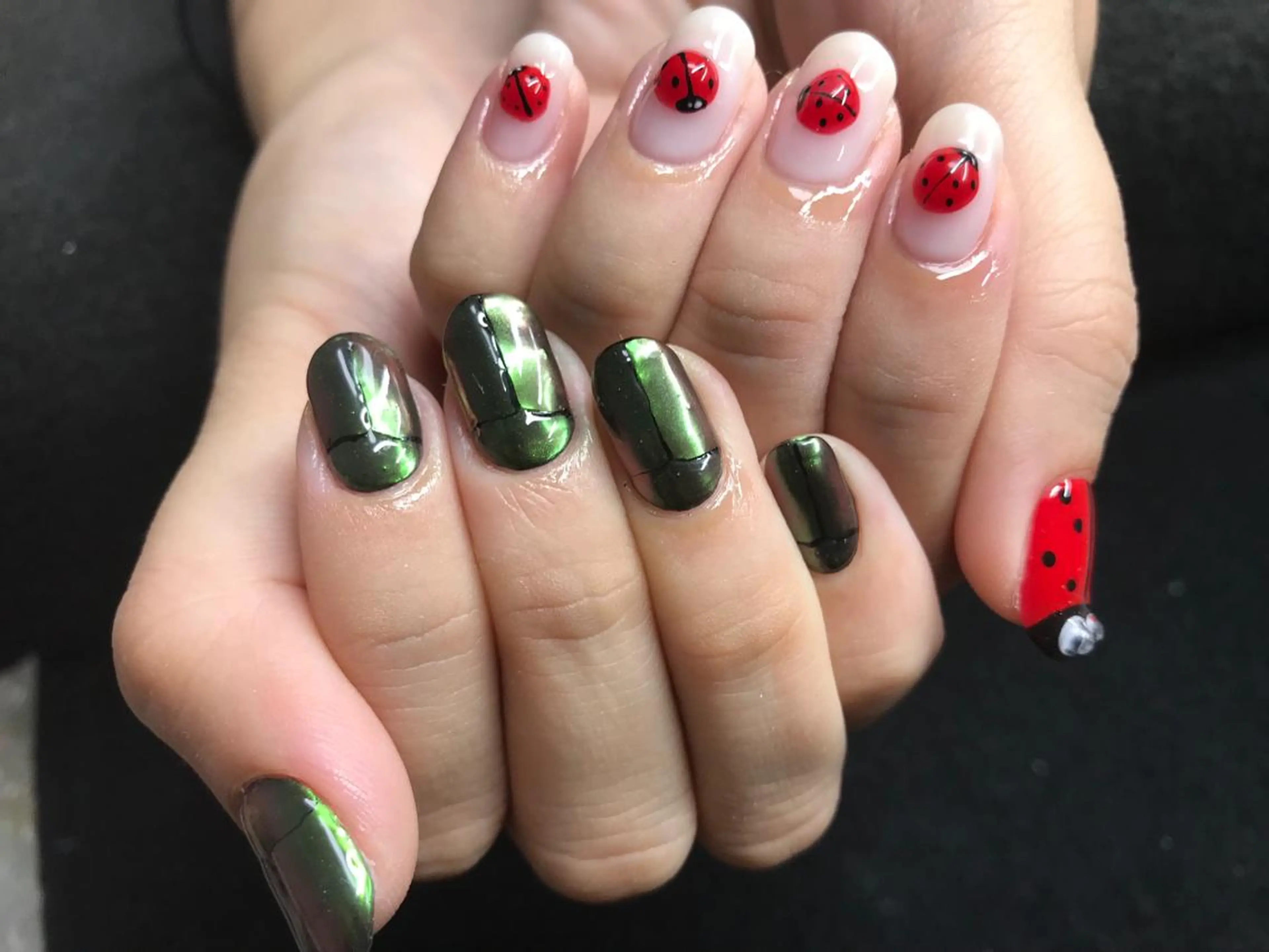 ネイル ハンドネイル Mana‪ ‪·͜· ❤︎‬のネイルデザイン