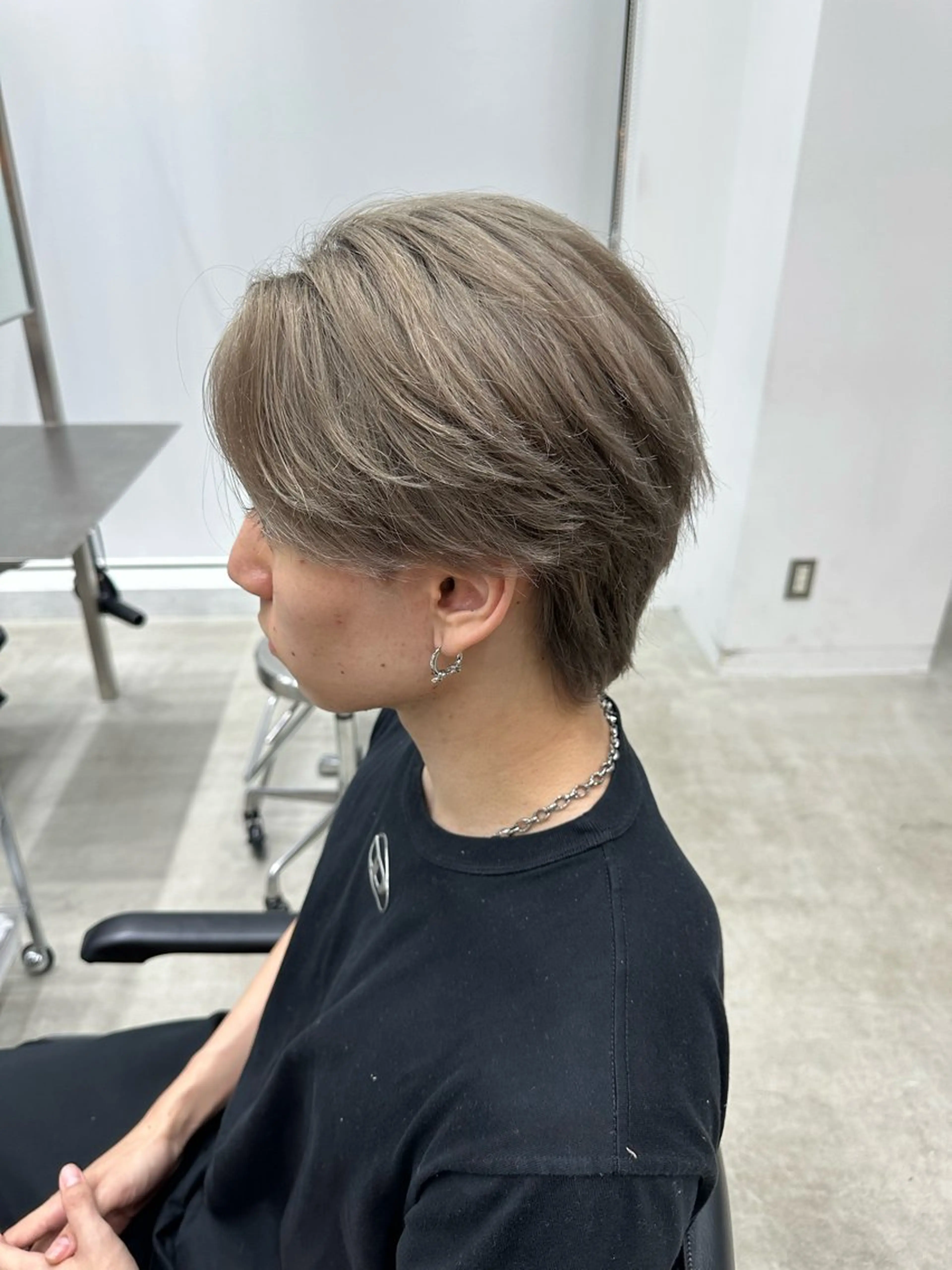 ショート カラー 夏果⭐︎fifth 天神 海外風パーマのヘアスタイル