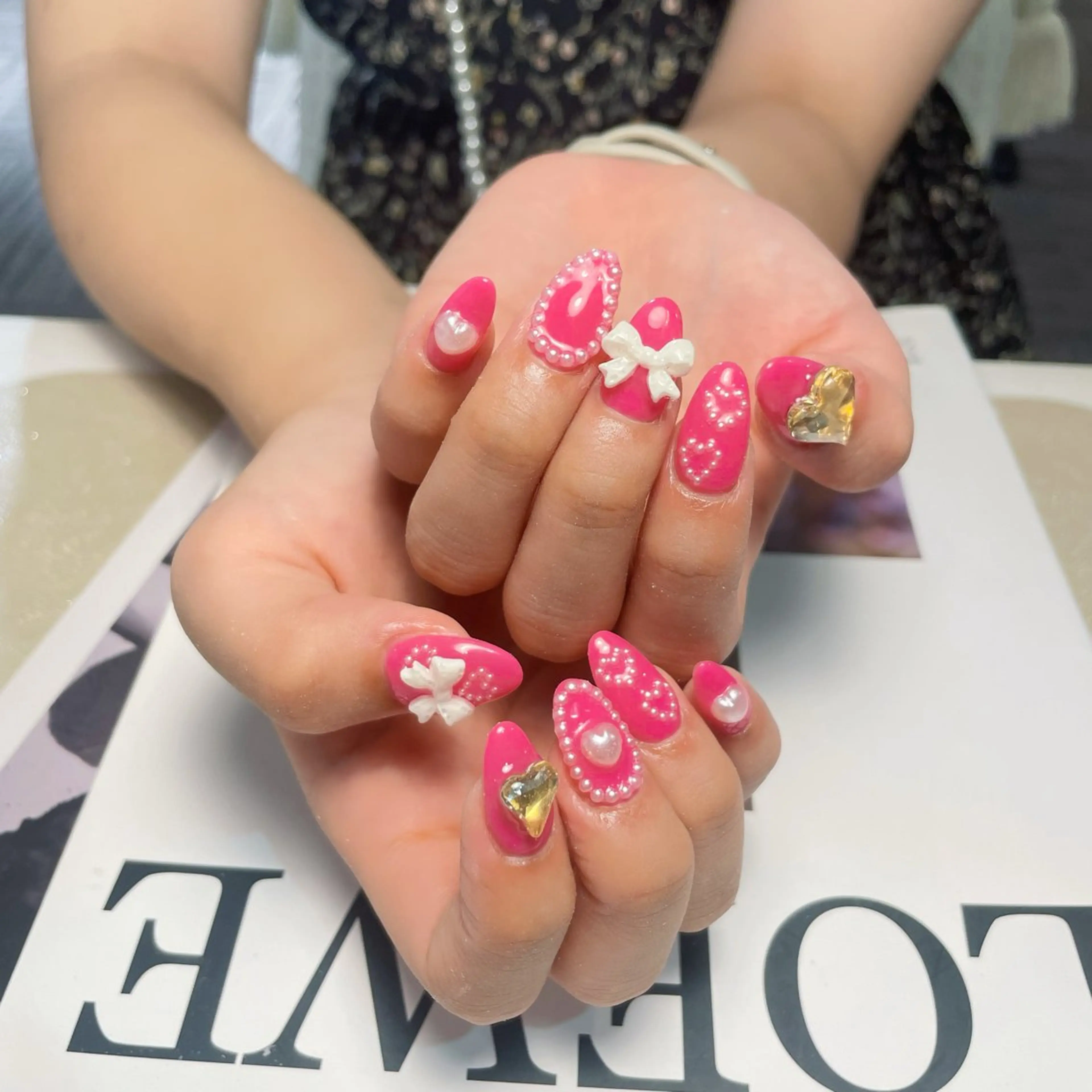 ネイル ガーリー D.d Nail Moeのネイルデザイン
